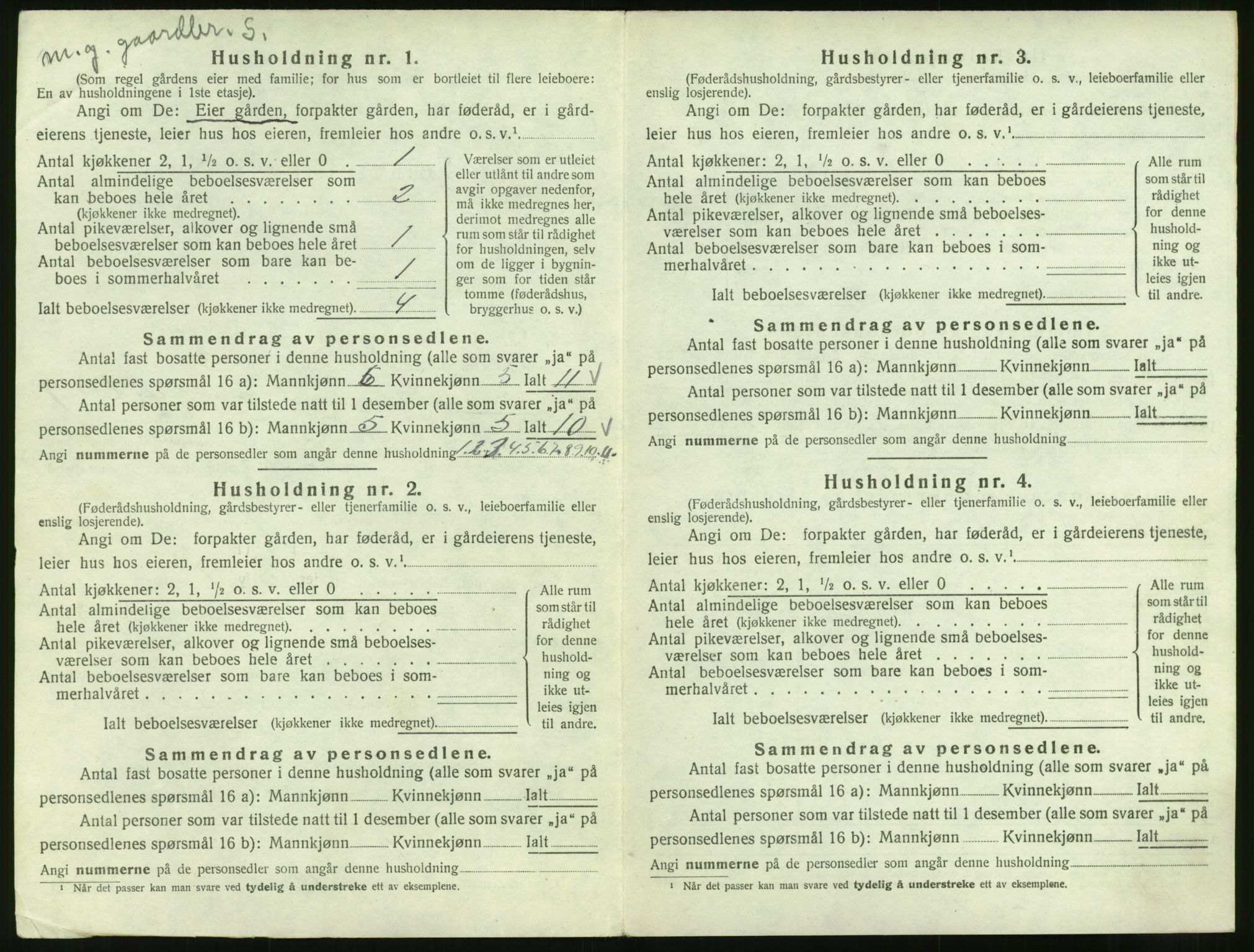 SAT, Folketelling 1920 for 1529 Skodje herred, 1920, s. 404