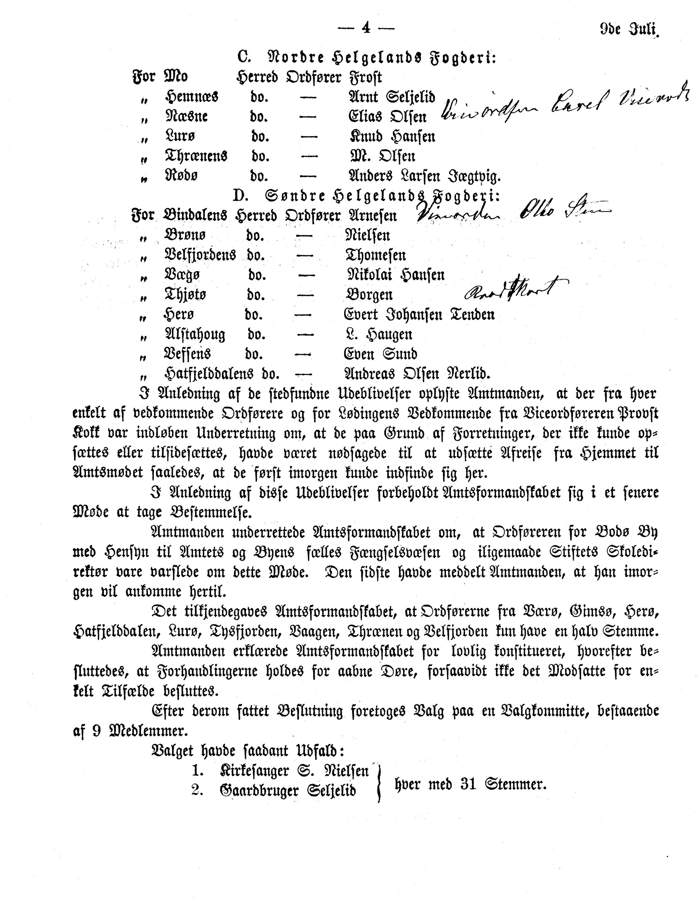 Nordland Fylkeskommune. Fylkestinget, AIN/NFK-17/176/A/Ac/L0011: Fylkestingsforhandlinger 1877, 1877