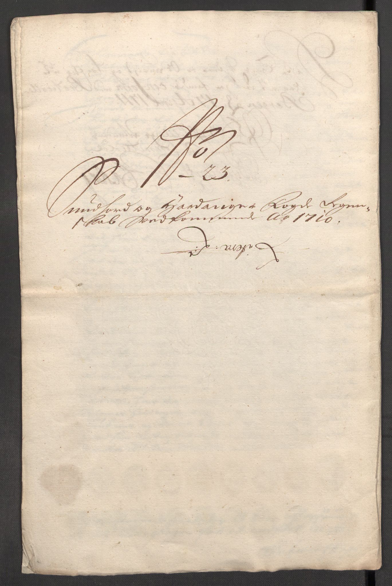 Rentekammeret inntil 1814, Reviderte regnskaper, Fogderegnskap, AV/RA-EA-4092/R48/L2986: Fogderegnskap Sunnhordland og Hardanger, 1709-1710, s. 493