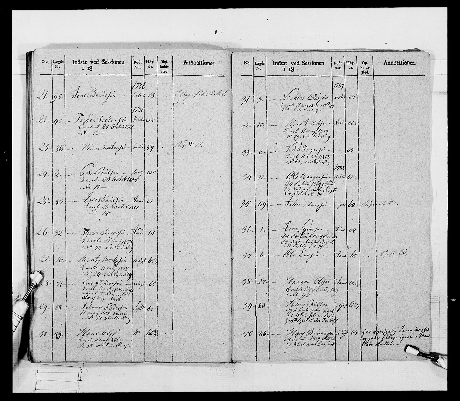 Generalitets- og kommissariatskollegiet, Det kongelige norske kommissariatskollegium, RA/EA-5420/E/Eh/L0069: Opplandske gevorbne infanteriregiment, 1810-1818, s. 306