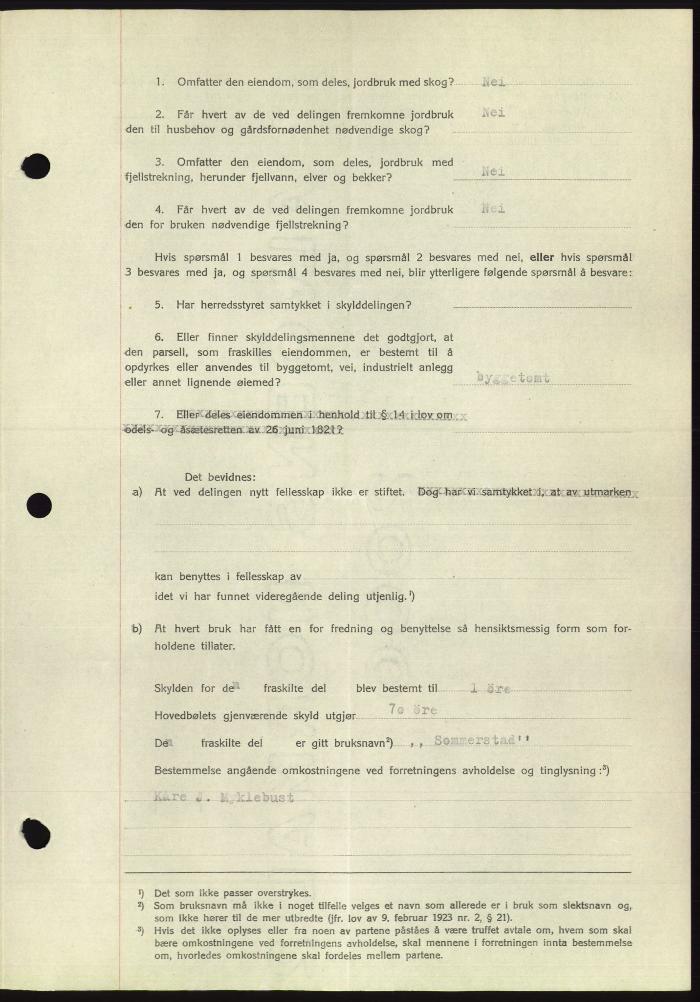 Søre Sunnmøre sorenskriveri, AV/SAT-A-4122/1/2/2C/L0095: Pantebok nr. 21A, 1953-1953, Dagboknr: 2236/1953