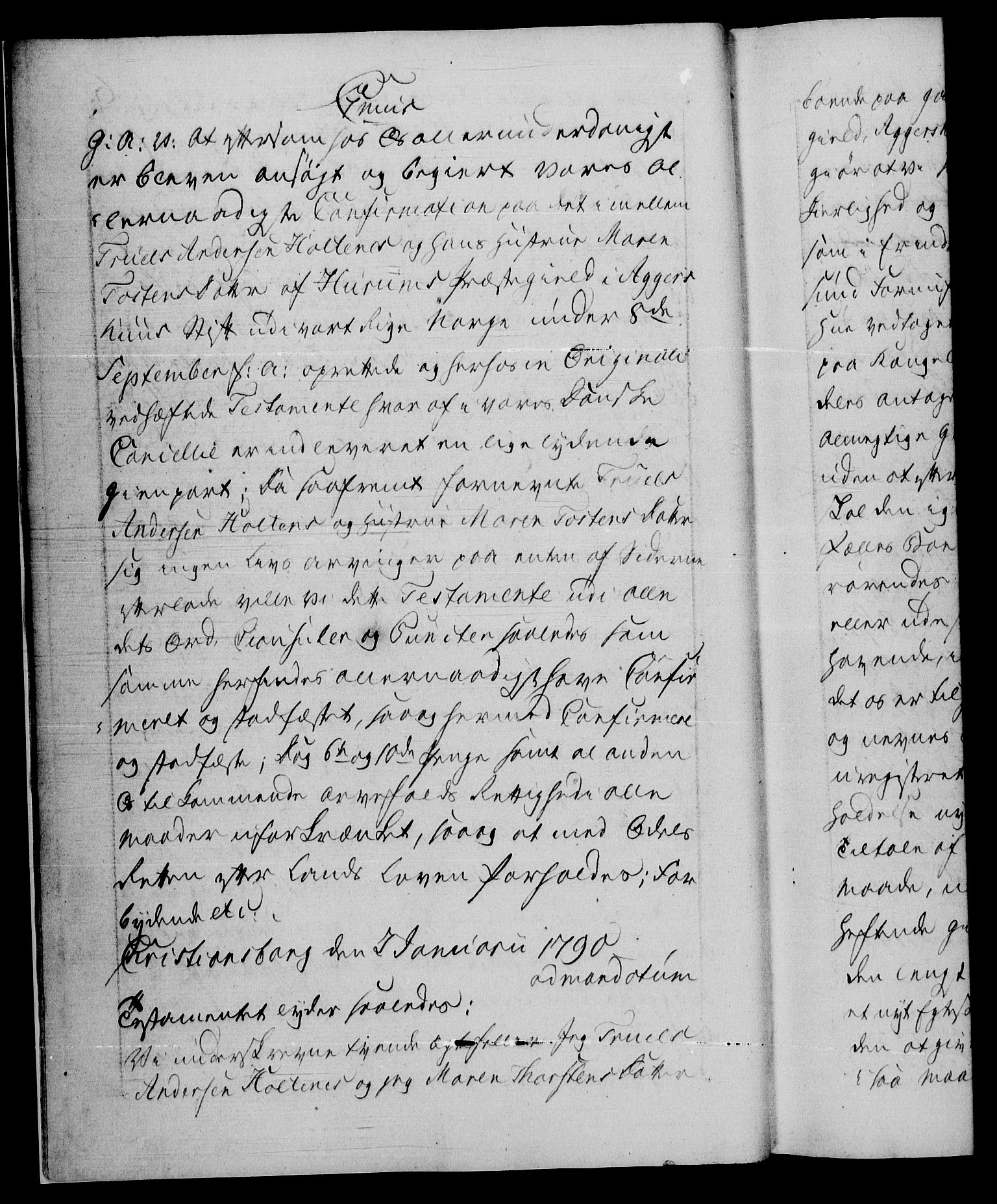 Danske Kanselli 1572-1799, AV/RA-EA-3023/F/Fc/Fca/Fcaa/L0053: Norske registre, 1790-1791, s. 6b