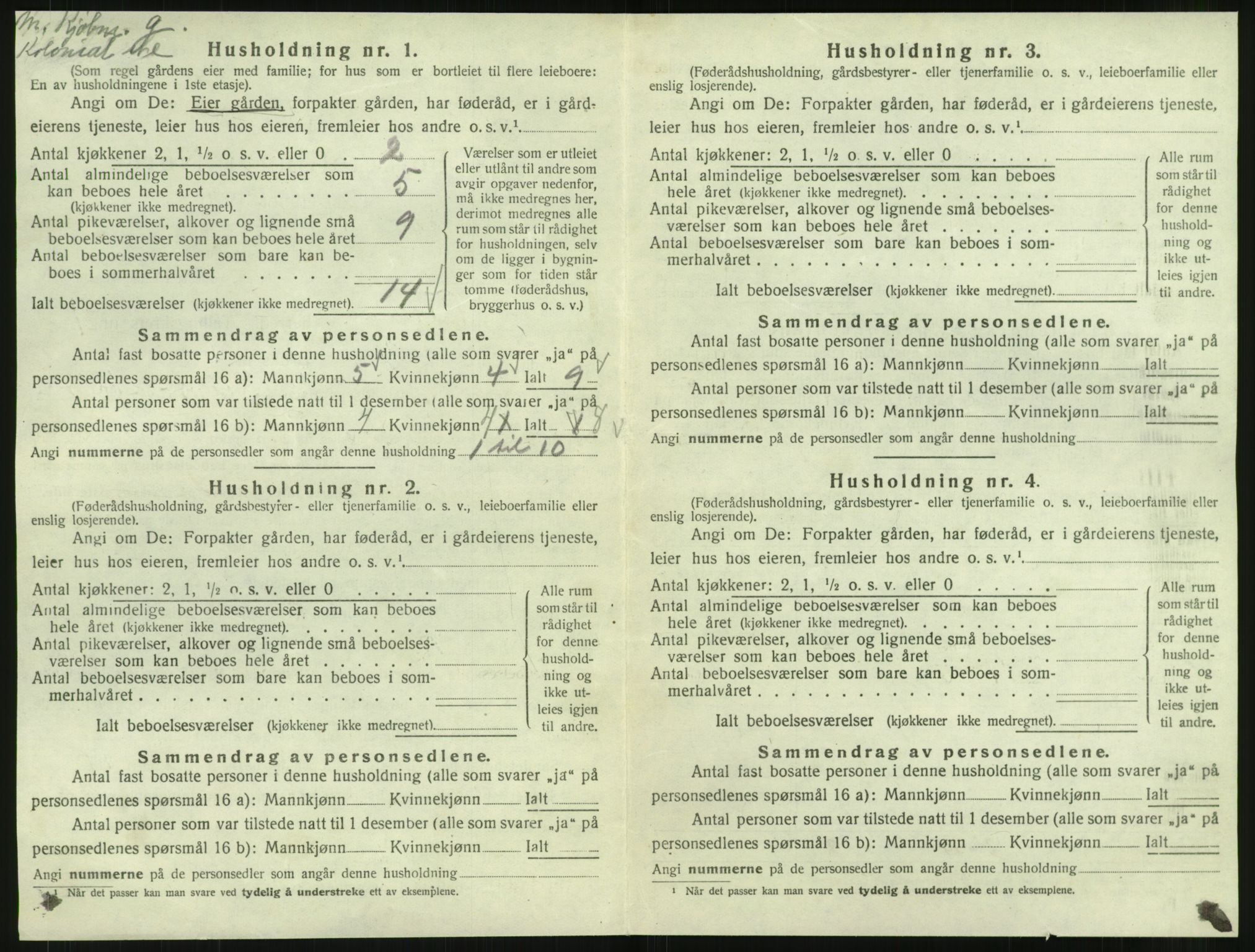 SAT, Folketelling 1920 for 1835 Træna herred, 1920, s. 21