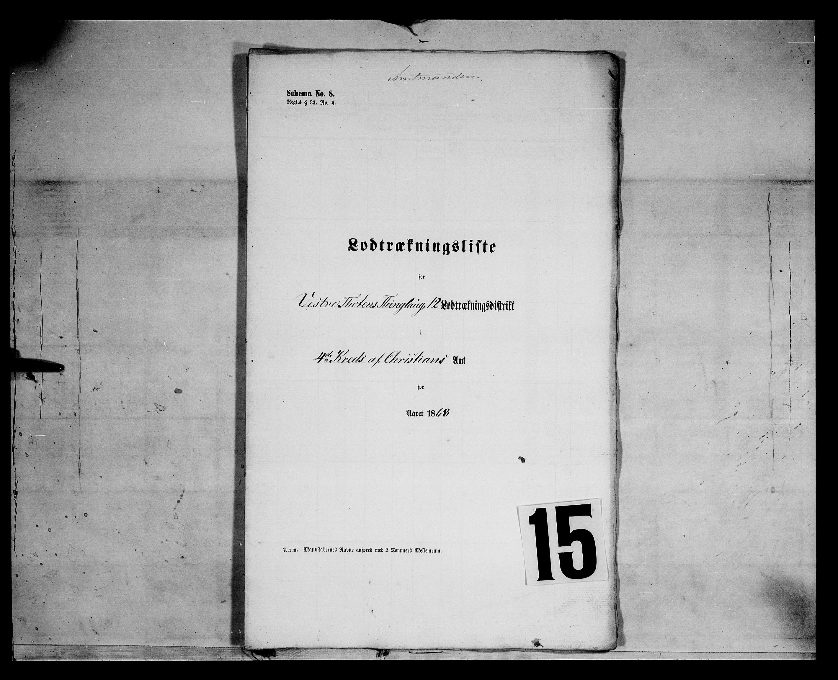 Fylkesmannen i Oppland, SAH/FYO-002/1/K/Kg/L1167: Søndre og Nordre Land, Vestre Toten, 1860-1879, s. 7721