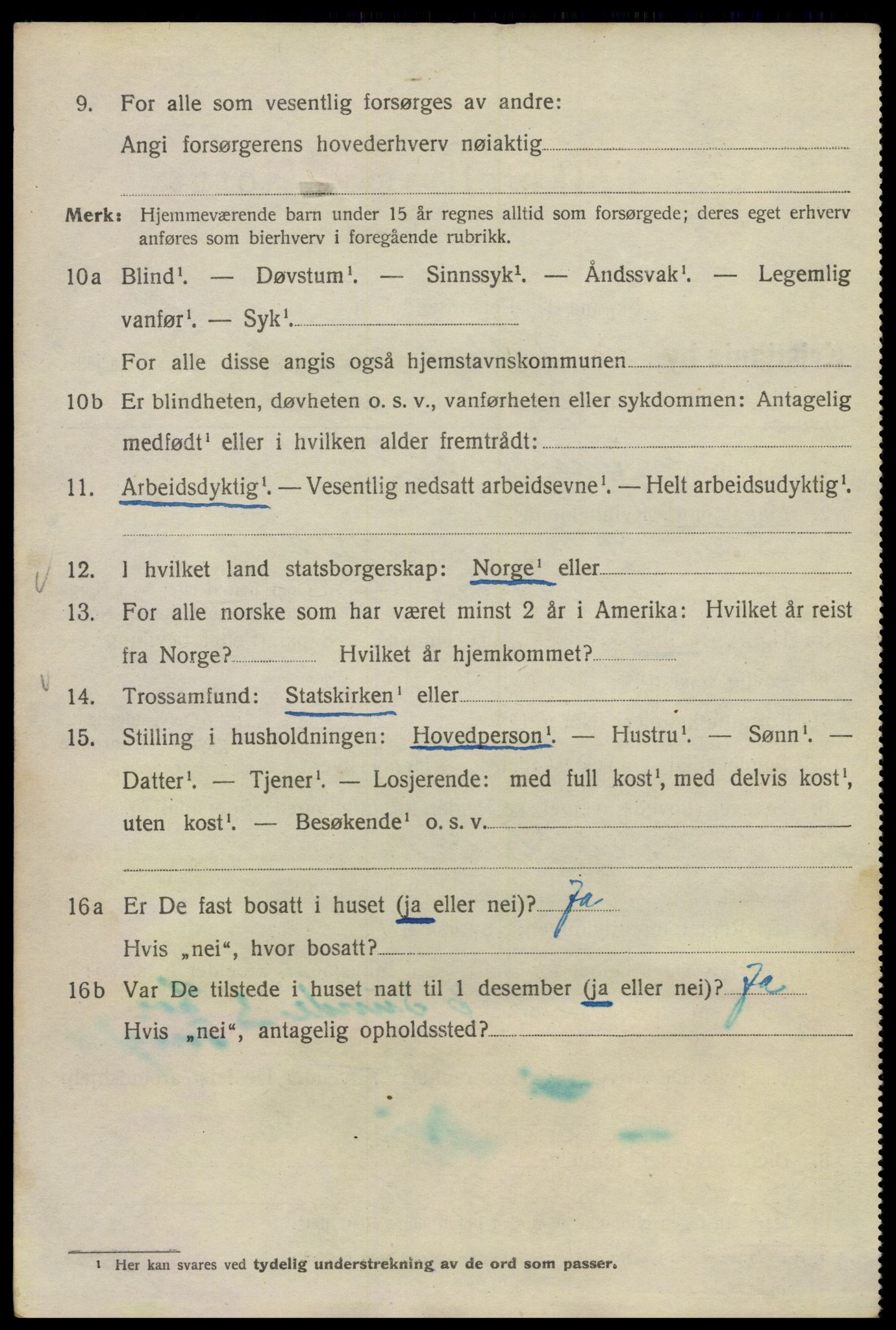 SAO, Folketelling 1920 for 0301 Kristiania kjøpstad, 1920, s. 626654