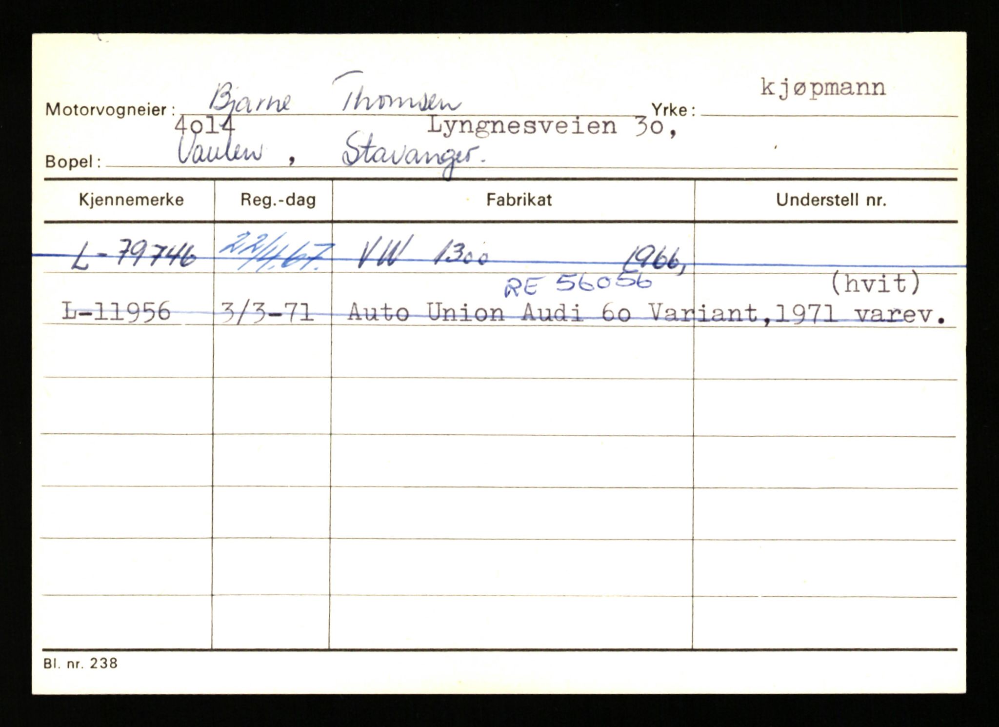 Stavanger trafikkstasjon, SAST/A-101942/0/H/L0038: Sørbø - Tjeltveit, 1930-1971, s. 2217