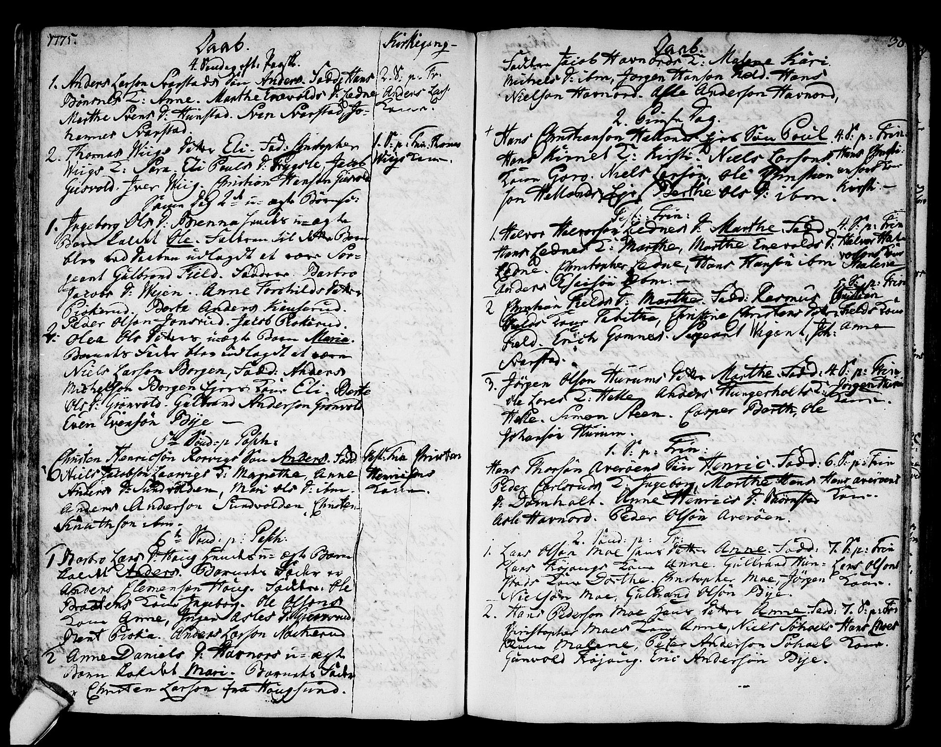Hole kirkebøker, SAKO/A-228/F/Fa/L0002: Ministerialbok nr. I 2, 1766-1814, s. 38
