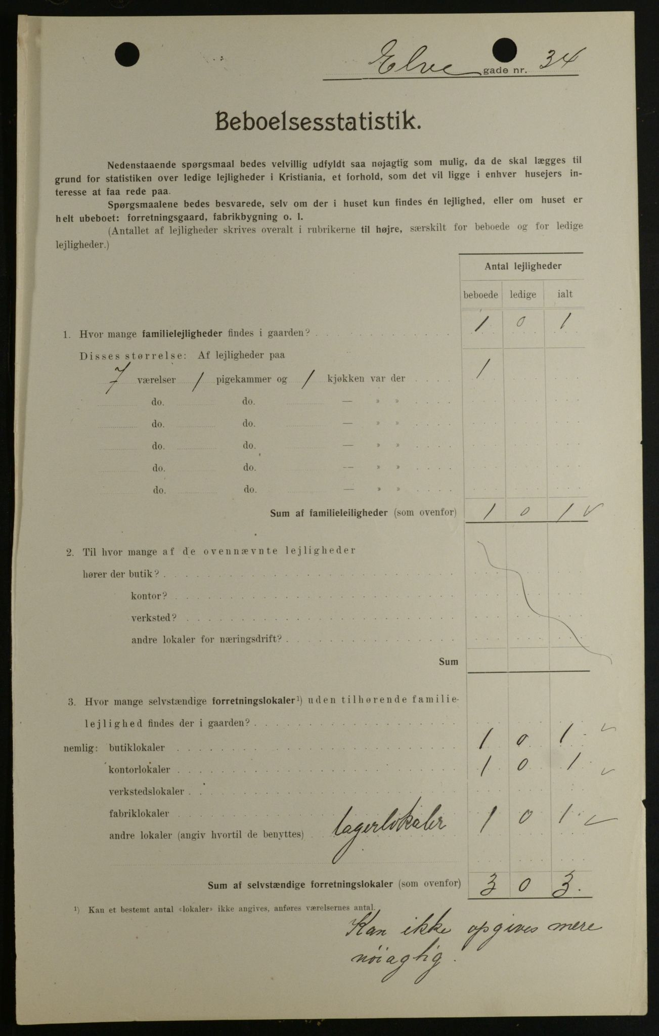 OBA, Kommunal folketelling 1.2.1908 for Kristiania kjøpstad, 1908, s. 19124