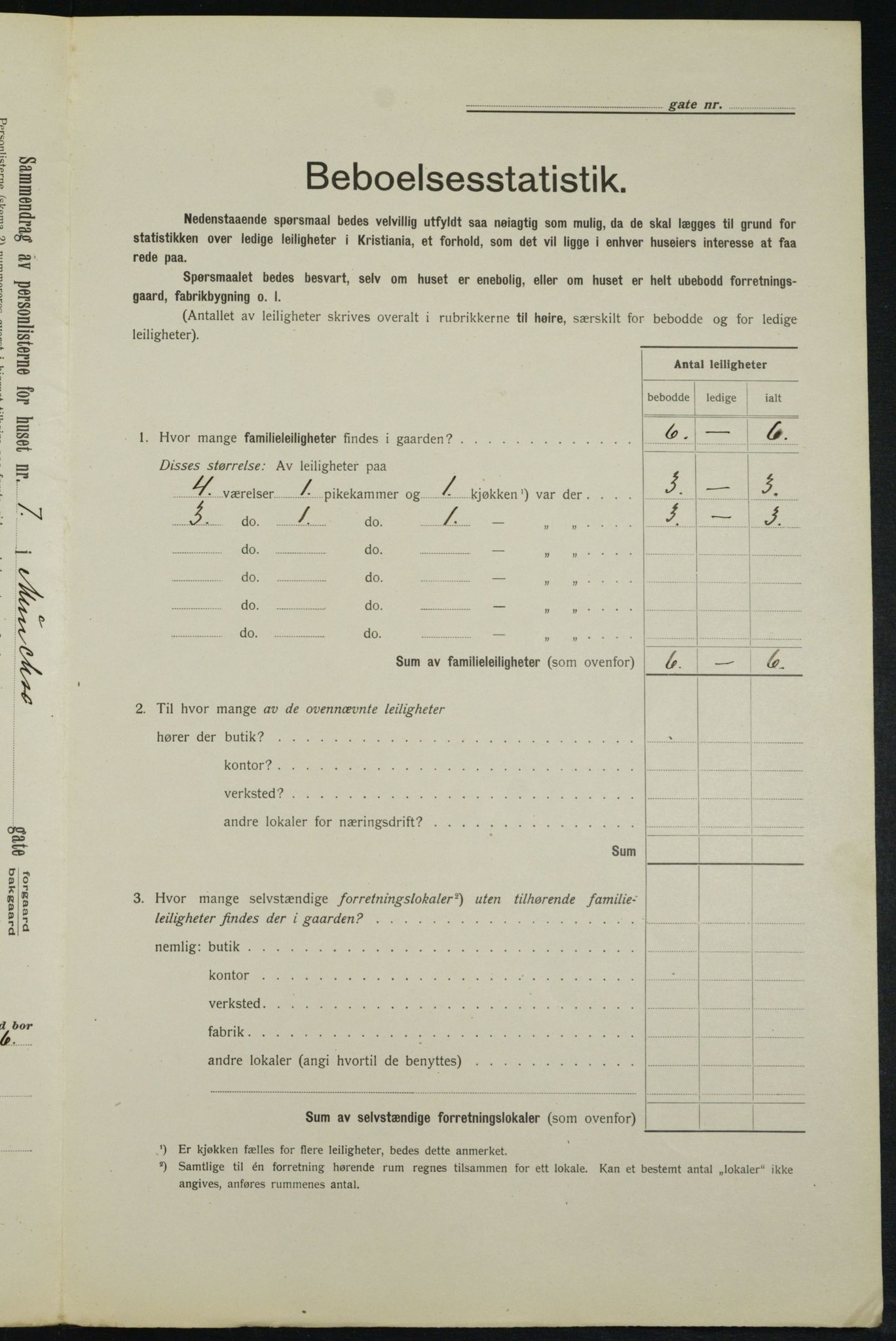 OBA, Kommunal folketelling 1.2.1913 for Kristiania, 1913, s. 66582