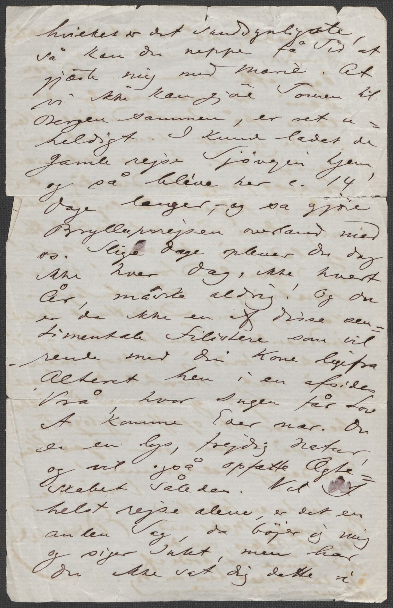Beyer, Frants, RA/PA-0132/F/L0001: Brev fra Edvard Grieg til Frantz Beyer og "En del optegnelser som kan tjene til kommentar til brevene" av Marie Beyer, 1872-1907, s. 49