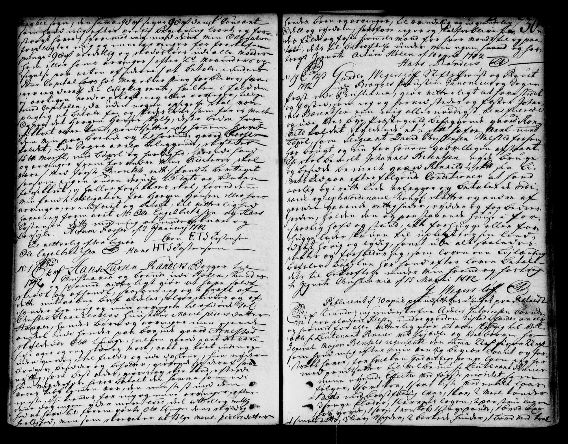 Follo sorenskriveri, SAO/A-10274/G/Ga/Gaa/L0001: Pantebok nr. I 1, 1737-1749, s. 230