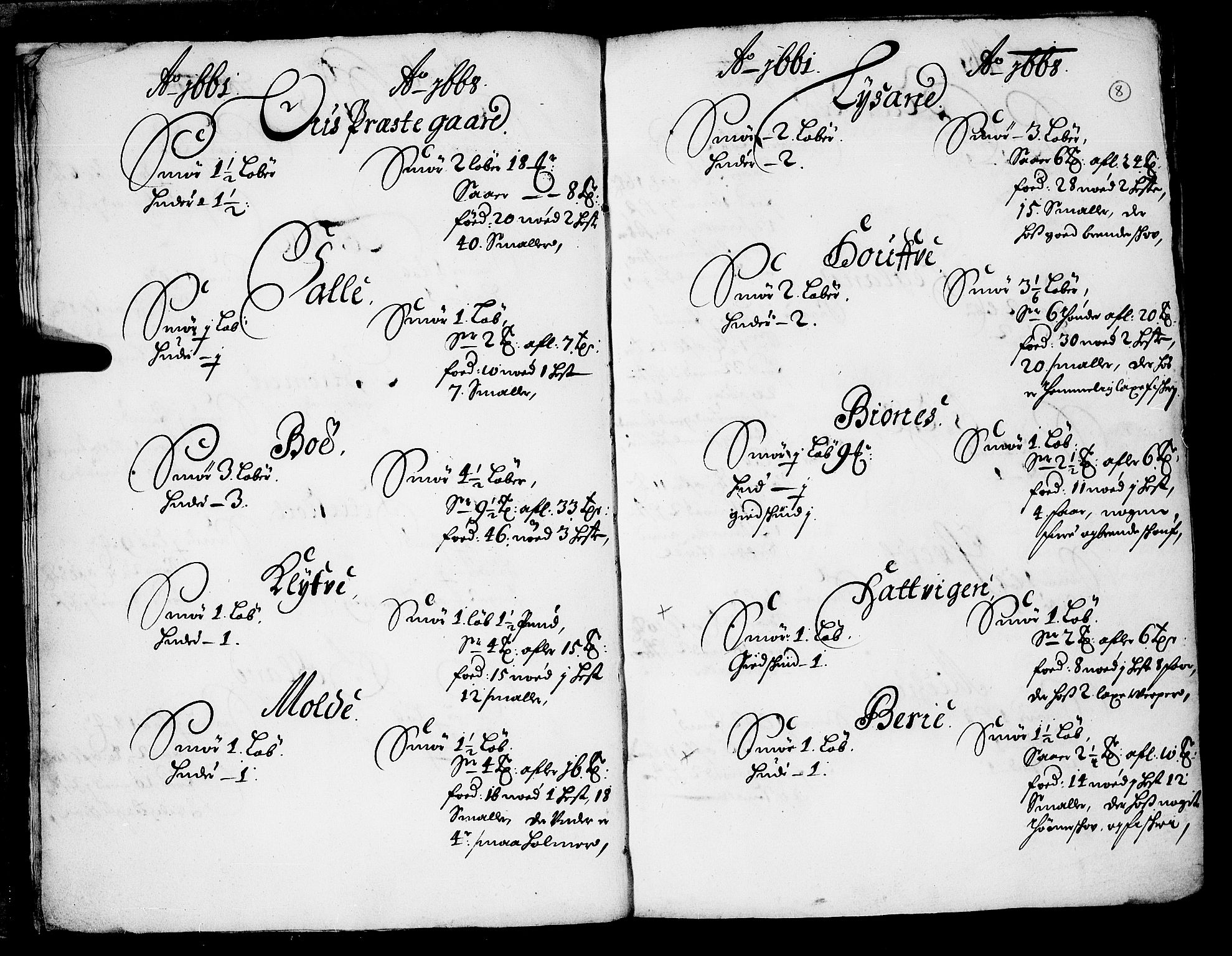 Rentekammeret inntil 1814, Realistisk ordnet avdeling, AV/RA-EA-4070/N/Nb/Nba/L0036: Sunnhordland fogderi, 1661-1667, s. 7b-8a