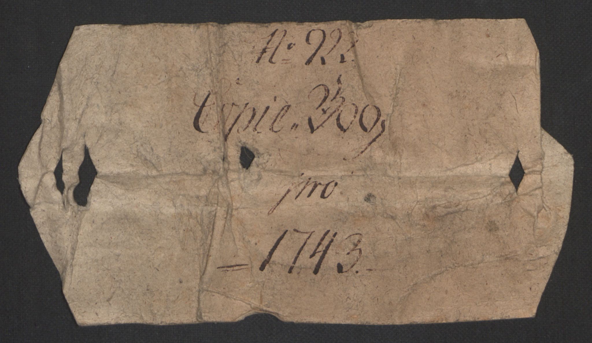 Kommanderende general (KG I) med Det norske krigsdirektorium, AV/RA-EA-5419/B/L0022: Kommanderende generals kopibok, 1743