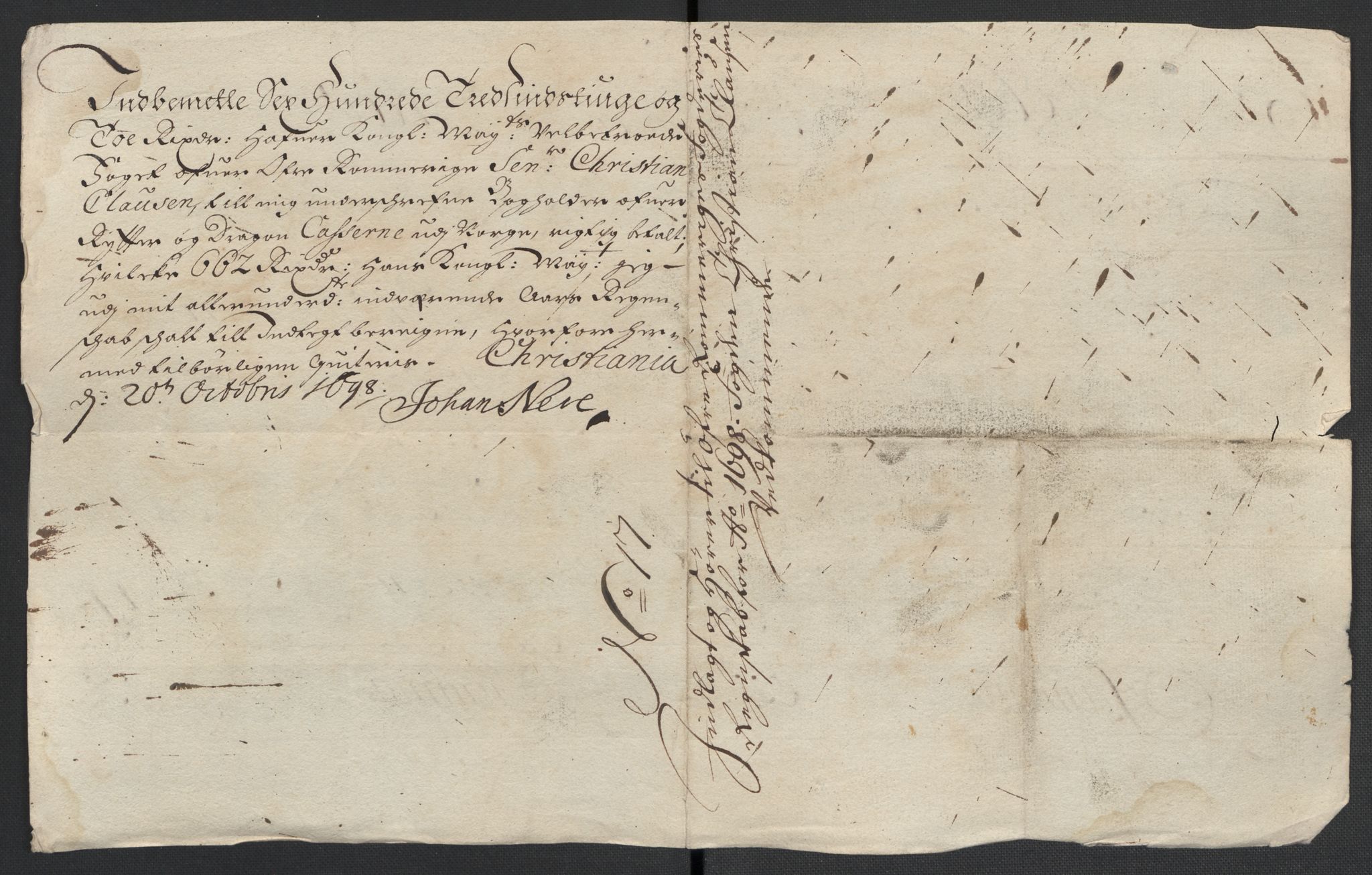 Rentekammeret inntil 1814, Reviderte regnskaper, Fogderegnskap, RA/EA-4092/R12/L0710: Fogderegnskap Øvre Romerike, 1698, s. 308