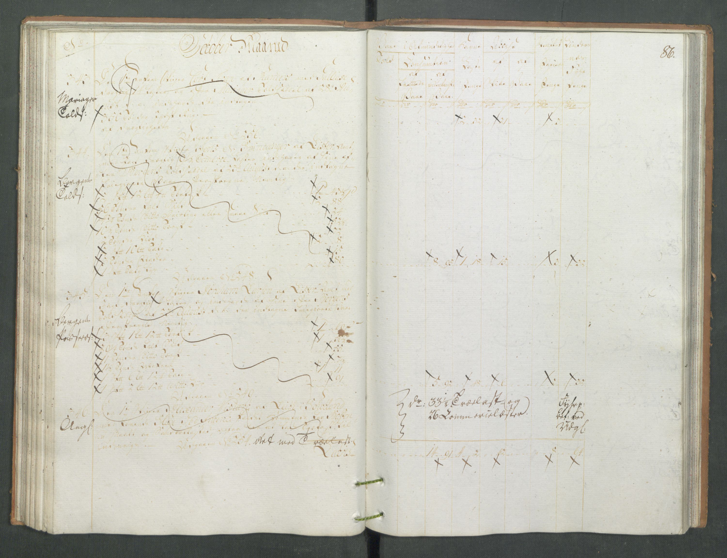Generaltollkammeret, tollregnskaper, RA/EA-5490/R13/L0085/0001: Tollregnskaper Kragerø / Inngående tollbok, 1790-1792, s. 85b-86a