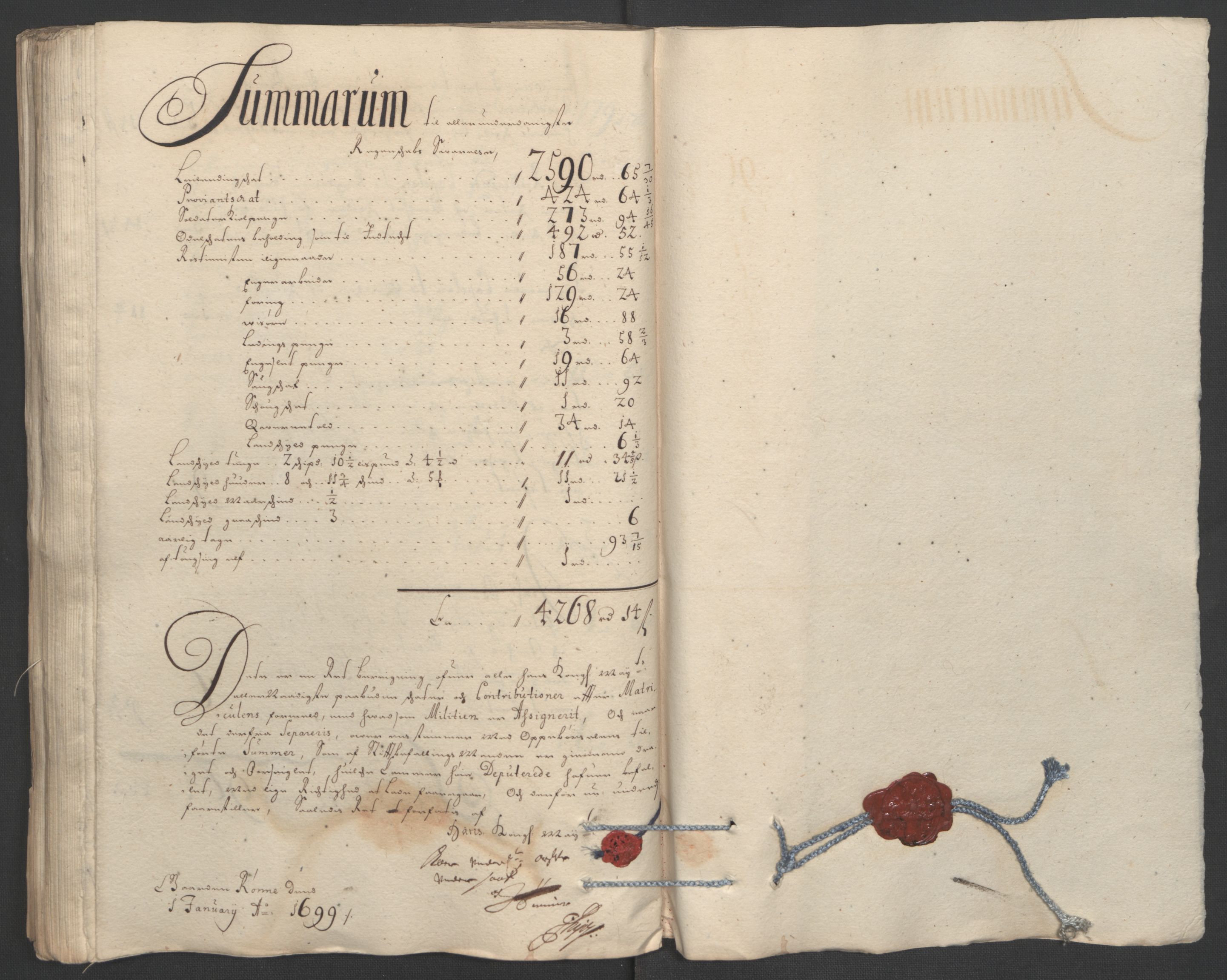 Rentekammeret inntil 1814, Reviderte regnskaper, Fogderegnskap, RA/EA-4092/R13/L0836: Fogderegnskap Solør, Odal og Østerdal, 1698, s. 143