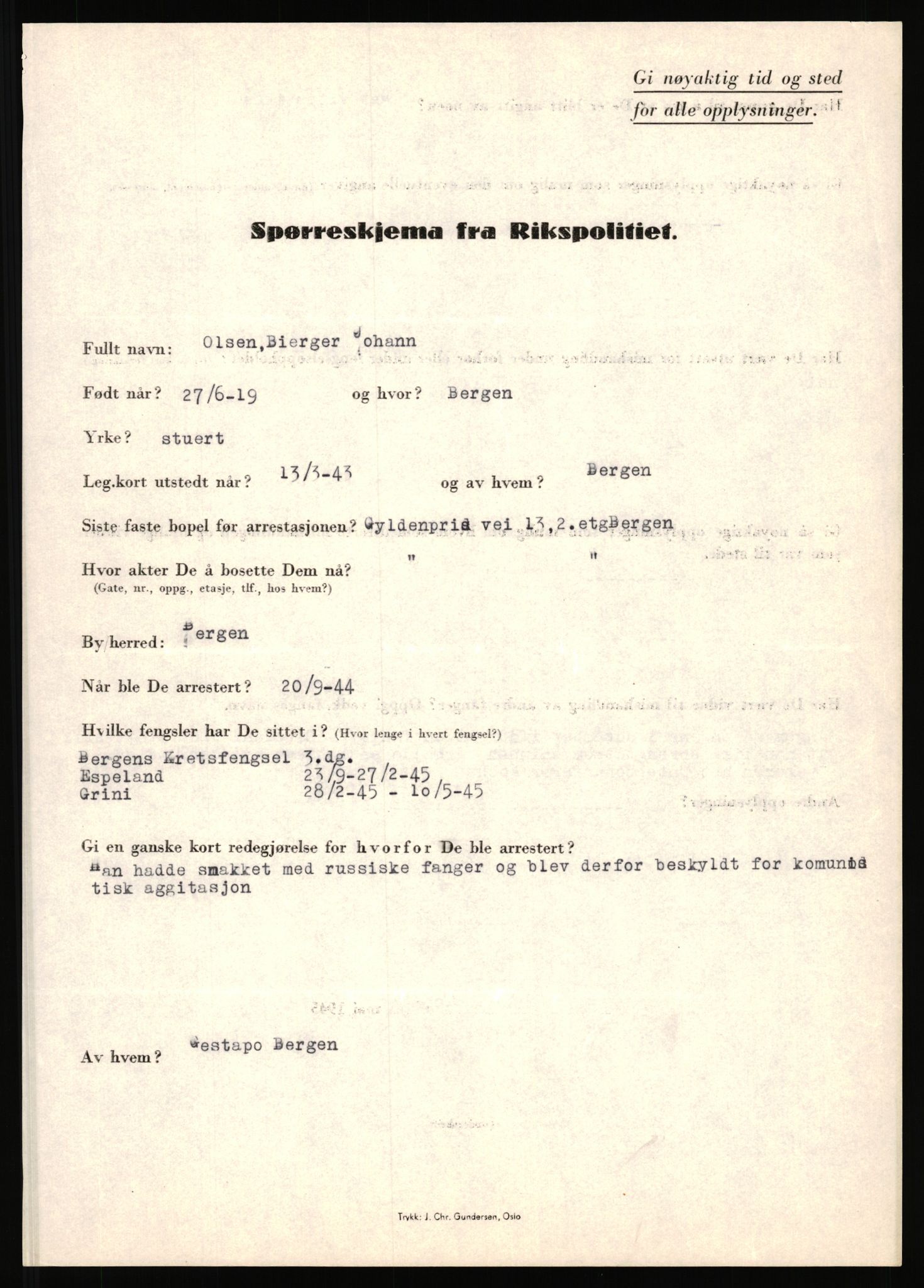 Rikspolitisjefen, AV/RA-S-1560/L/L0013: Noss, Eirik - Petrussen, Sigurd, 1940-1945, s. 348