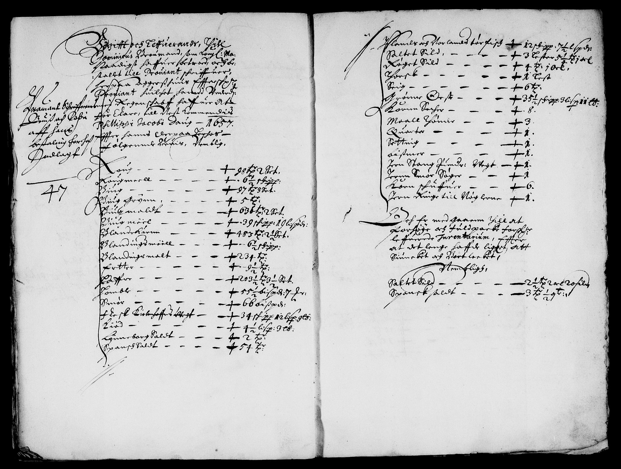 Rentekammeret inntil 1814, Reviderte regnskaper, Lensregnskaper, RA/EA-5023/R/Rb/Rba/L0233: Akershus len, 1655-1656