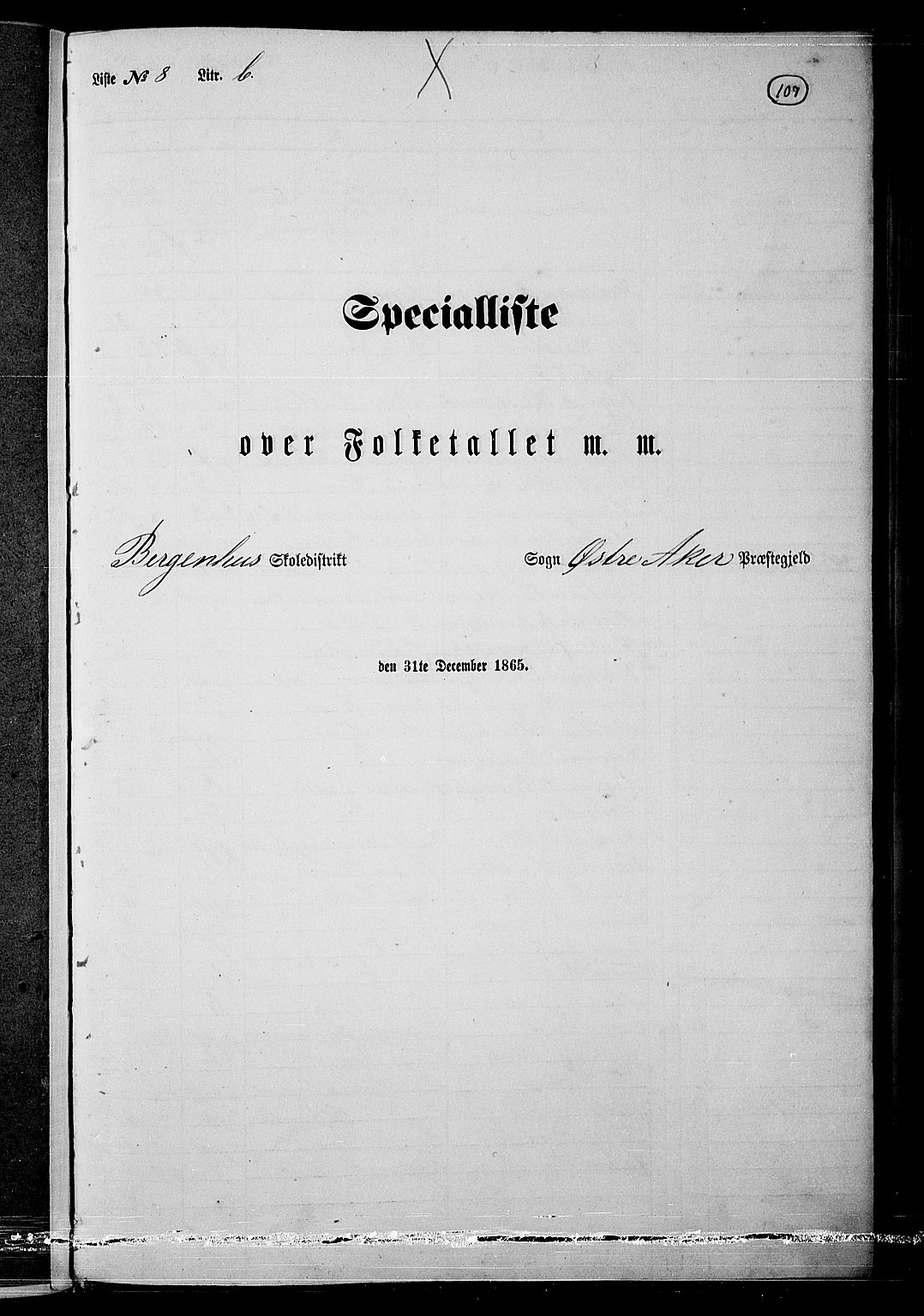 RA, Folketelling 1865 for 0218bP Østre Aker prestegjeld, 1865, s. 331