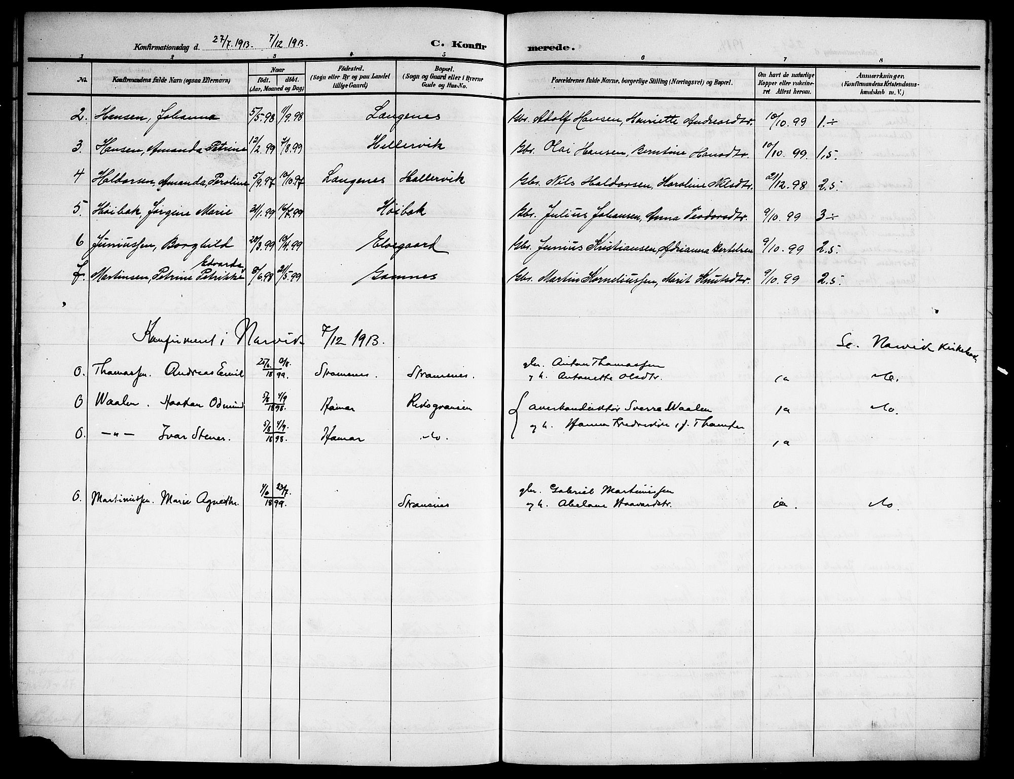 Ministerialprotokoller, klokkerbøker og fødselsregistre - Nordland, AV/SAT-A-1459/866/L0955: Klokkerbok nr. 866C04, 1905-1914