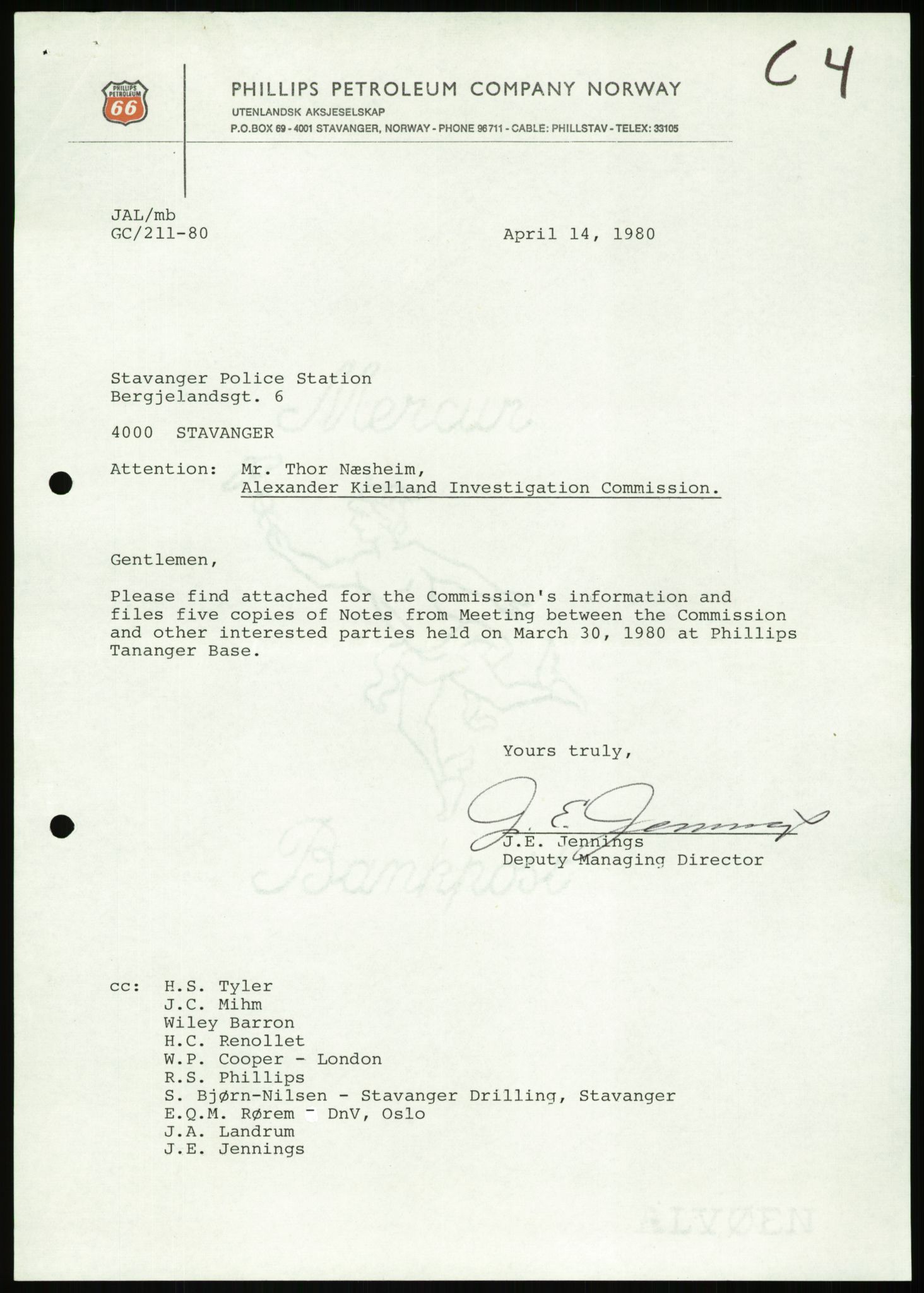 Justisdepartementet, Granskningskommisjonen ved Alexander Kielland-ulykken 27.3.1980, RA/S-1165/D/L0007: B Stavanger Drilling A/S (Doku.liste + B1-B3 av av 4)/C Phillips Petroleum Company Norway (Doku.liste + C1-C12 av 12)/D Forex Neptune (Doku.liste + D1-D8 av 9), 1980-1981, s. 282