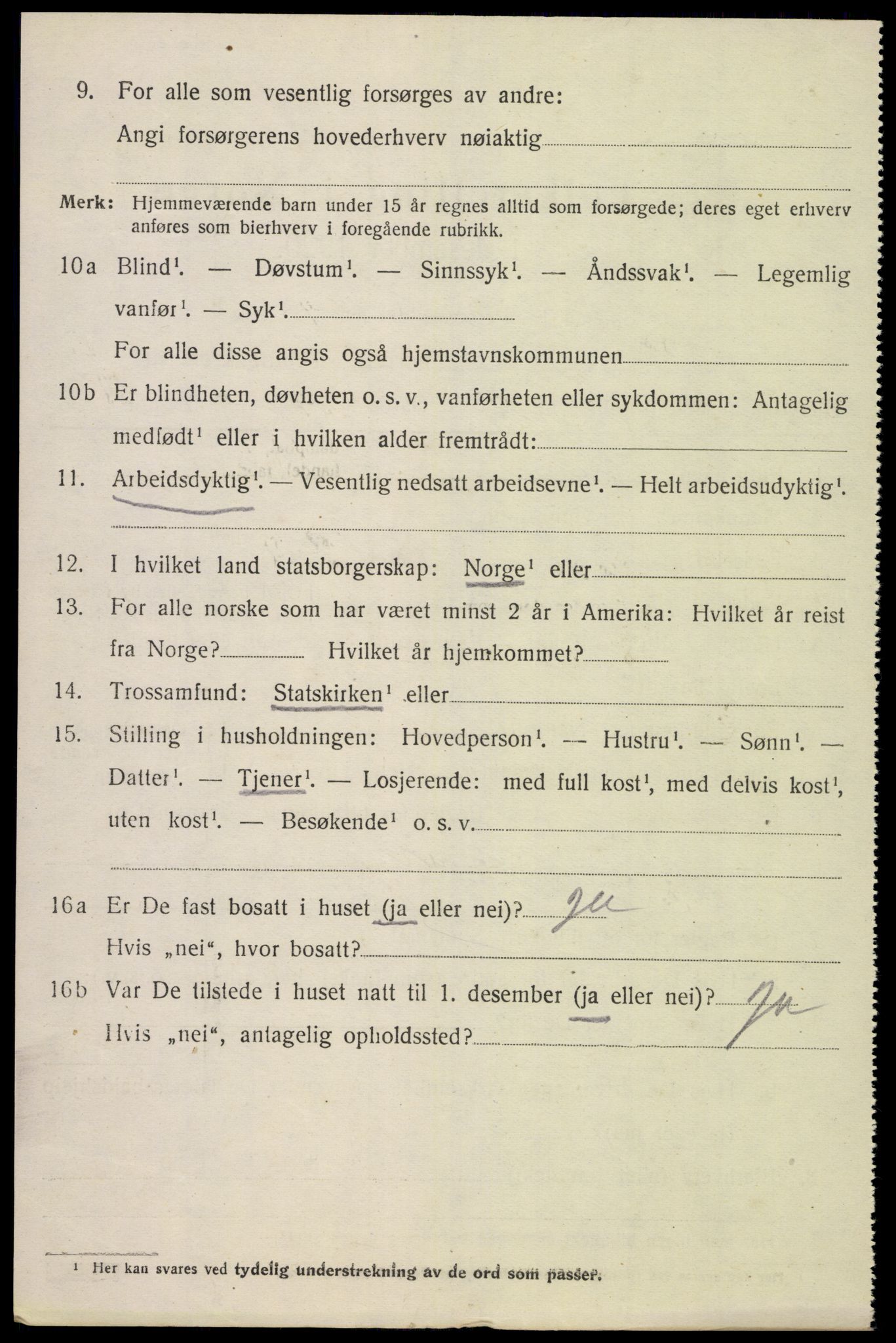 SAK, Folketelling 1920 for 1027 Konsmo herred, 1920, s. 1419