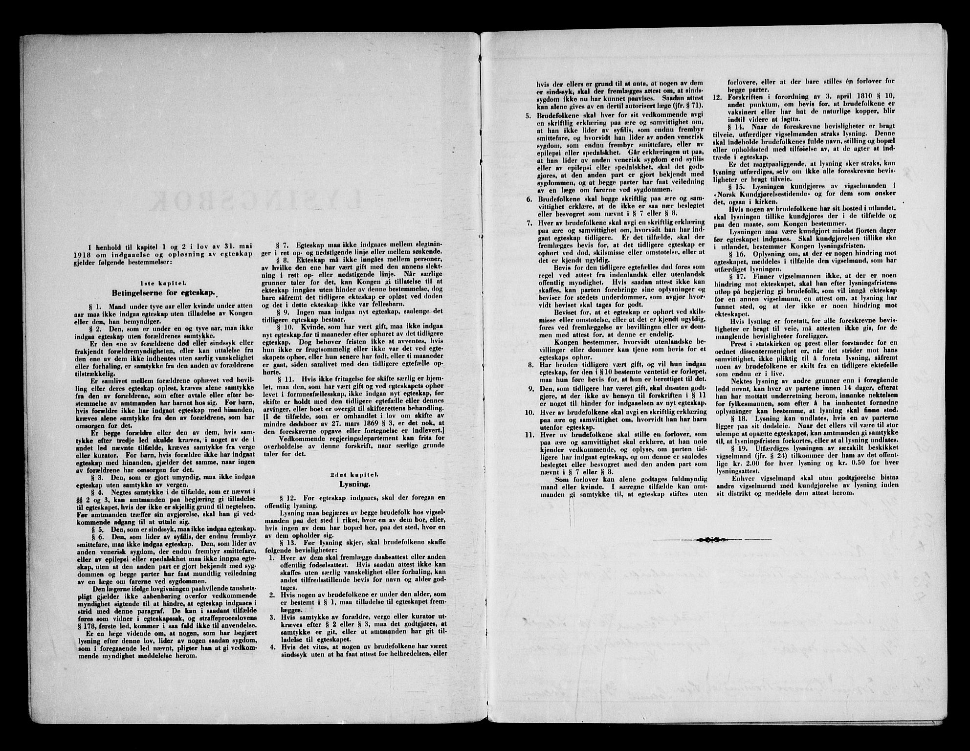 Solum kirkebøker, SAKO/A-306/H/Ha/L0003: Lysningsprotokoll nr. I 3, 1946-1966
