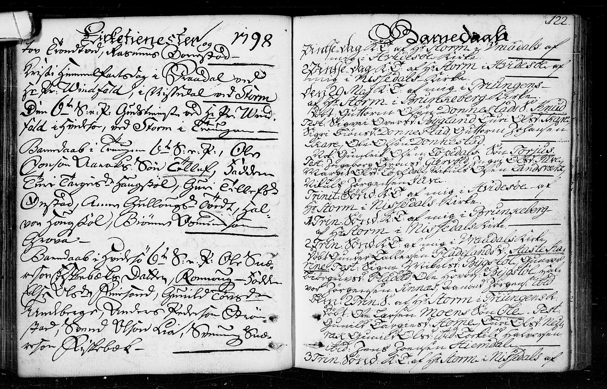 Kviteseid kirkebøker, SAKO/A-276/F/Fa/L0003: Ministerialbok nr. I 3, 1787-1799, s. 122
