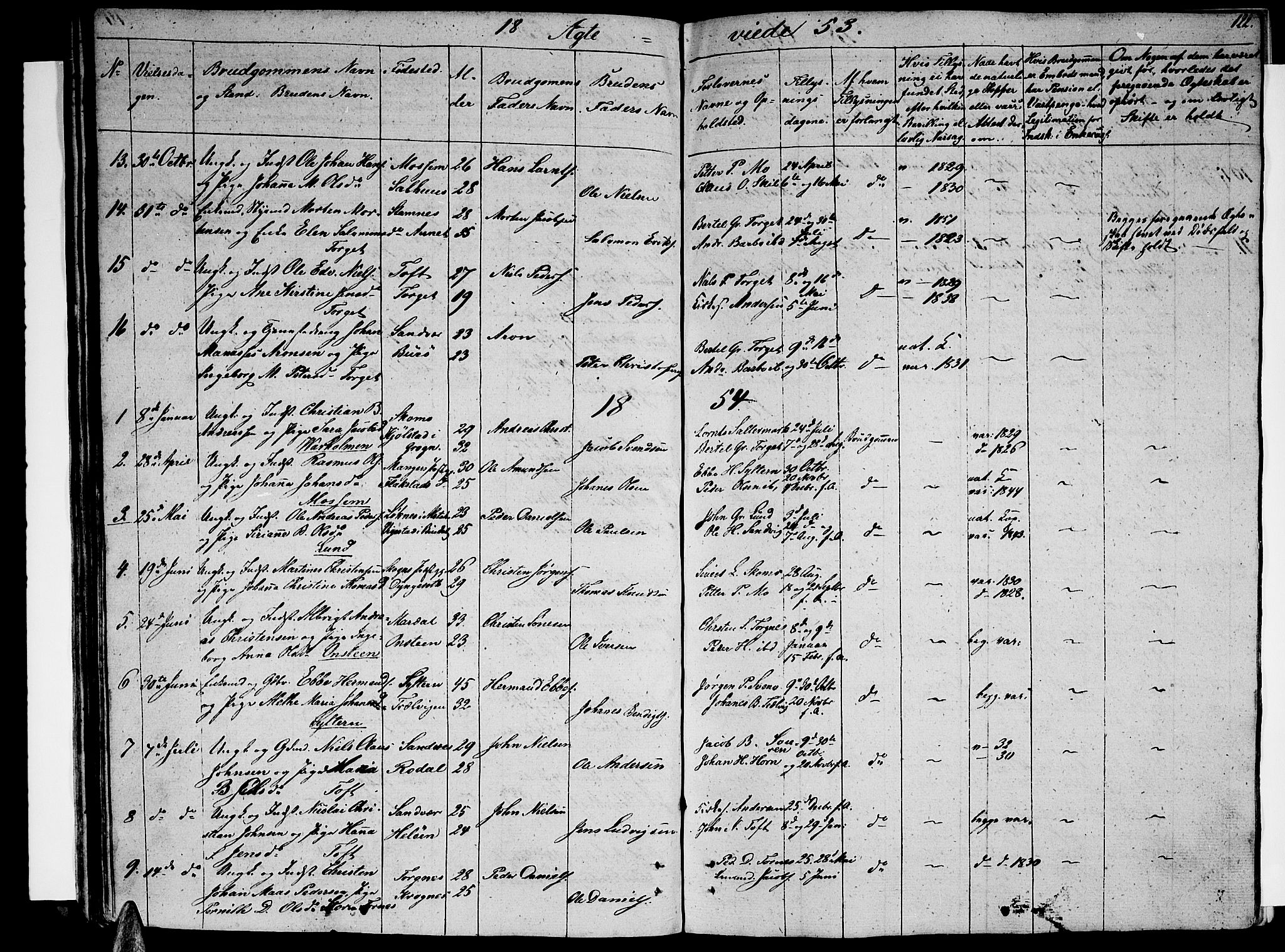 Ministerialprotokoller, klokkerbøker og fødselsregistre - Nordland, SAT/A-1459/813/L0211: Klokkerbok nr. 813C03, 1842-1863, s. 122