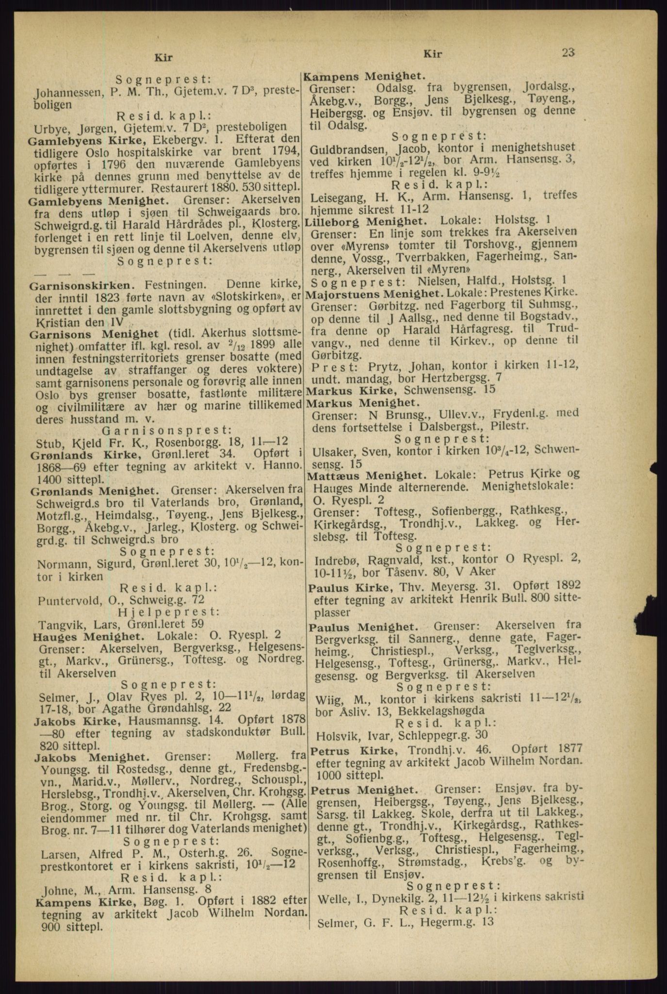 Kristiania/Oslo adressebok, PUBL/-, 1933, s. 23