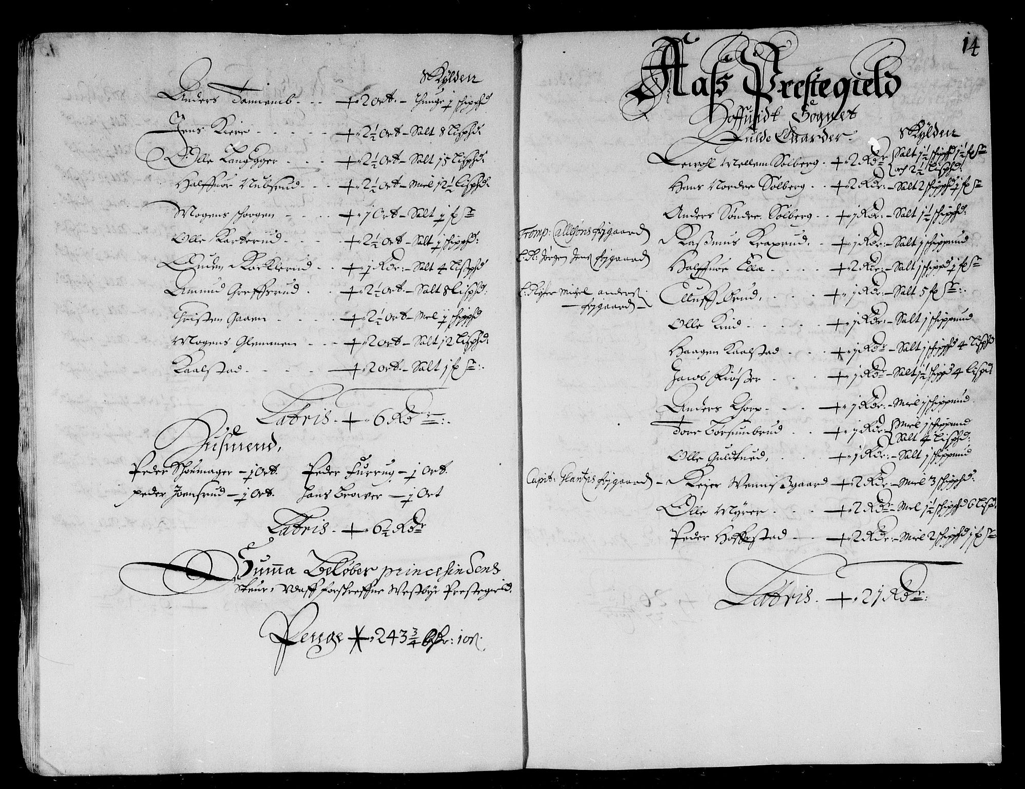 Rentekammeret inntil 1814, Reviderte regnskaper, Stiftamtstueregnskaper, Landkommissariatet på Akershus og Akershus stiftamt, AV/RA-EA-5869/R/Rb/L0043: Akershus stiftamt, 1664-1666