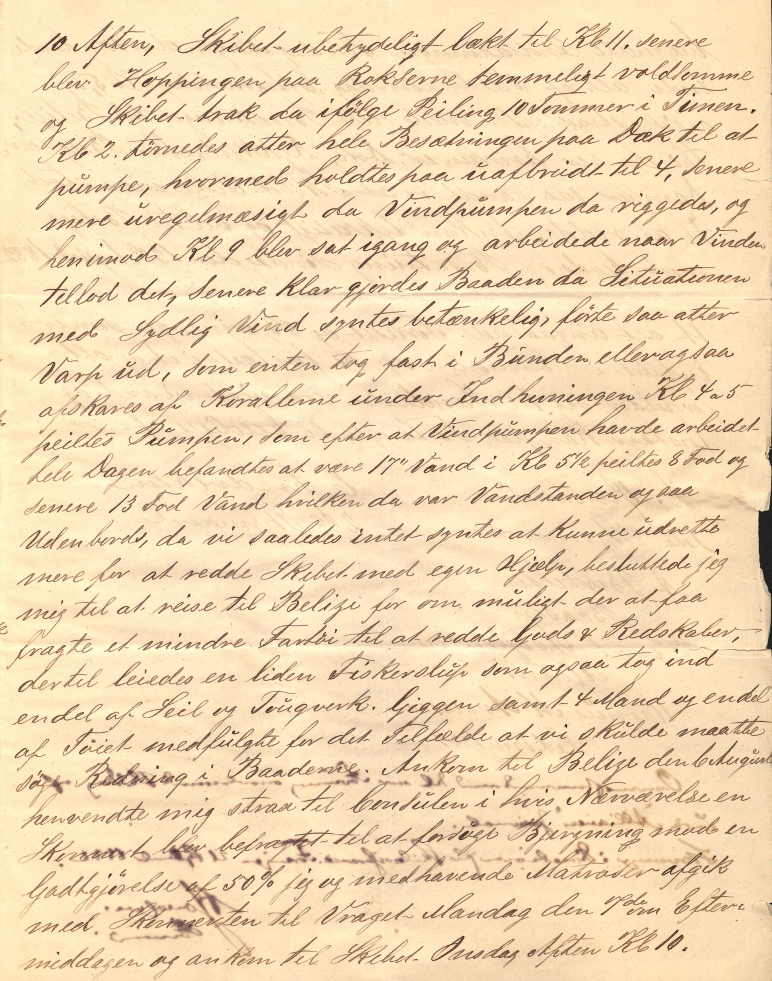 Pa 63 - Østlandske skibsassuranceforening, VEMU/A-1079/G/Ga/L0014/0012: Havaridokumenter / Sophie, Andover, Alliance, Anna, 1882, s. 17