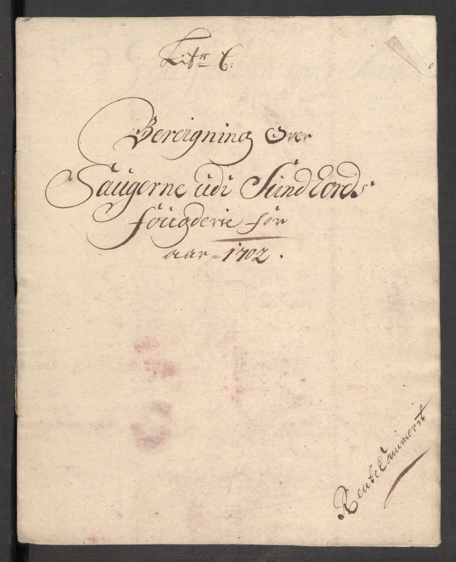Rentekammeret inntil 1814, Reviderte regnskaper, Fogderegnskap, RA/EA-4092/R48/L2980: Fogderegnskap Sunnhordland og Hardanger, 1702, s. 102