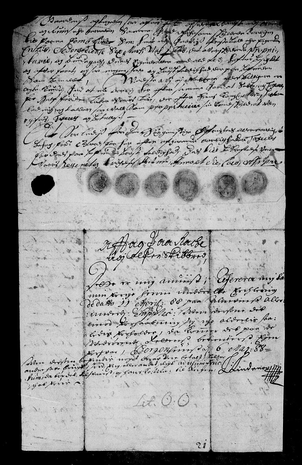 Rentekammeret inntil 1814, Reviderte regnskaper, Stiftamtstueregnskaper, Bergen stiftamt, AV/RA-EA-6043/R/Rc/L0084: Bergen stiftamt, 1687