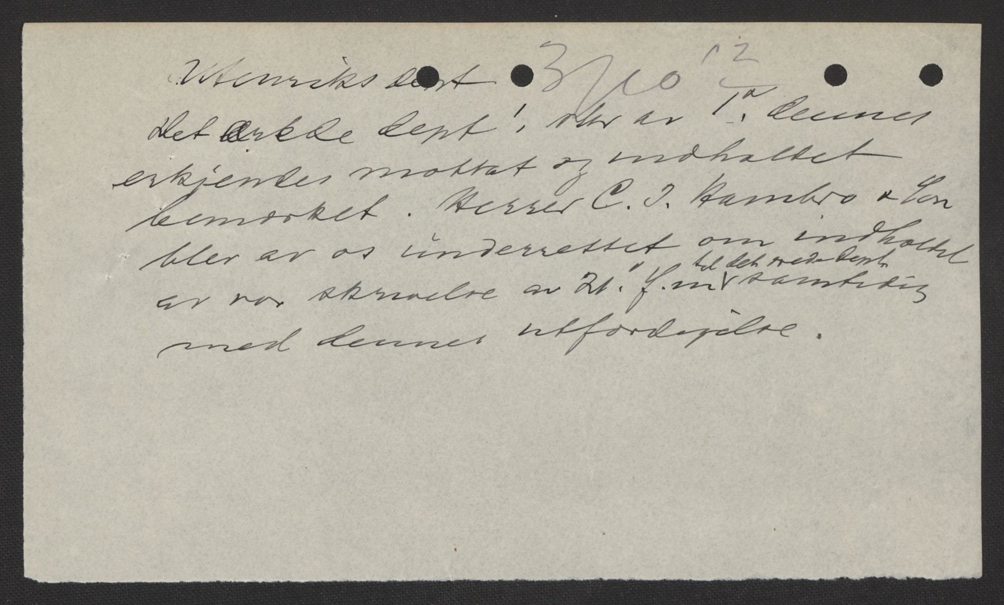 Norges Bank, Direksjonsarkivet I, AV/RA-S-3160/E/L0032: Hovedsetet, 1821-1921, s. 50