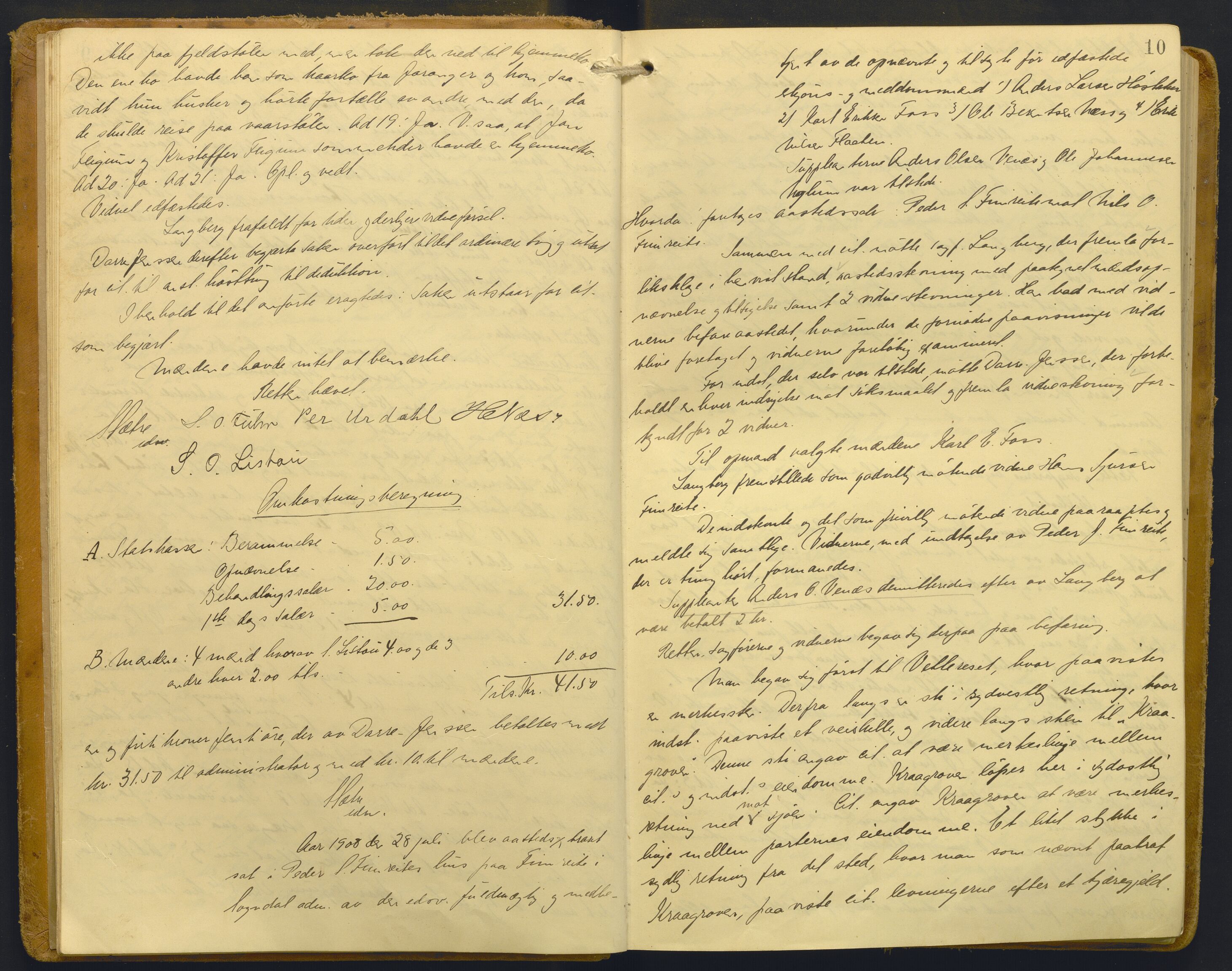 Indre Sogn tingrett, AV/SAB-A-3301/1/F/Fb/Fba/L0014: Sivile og offentlege saker, Bb 10, 1907-1922, s. 9b-10a