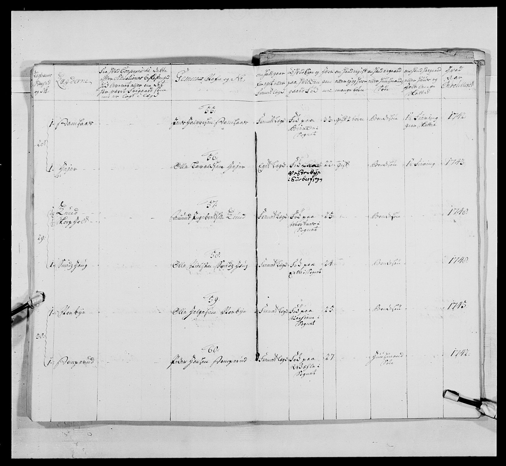 Kommanderende general (KG I) med Det norske krigsdirektorium, AV/RA-EA-5419/E/Ea/L0495: 1. Smålenske regiment, 1732-1763, s. 359