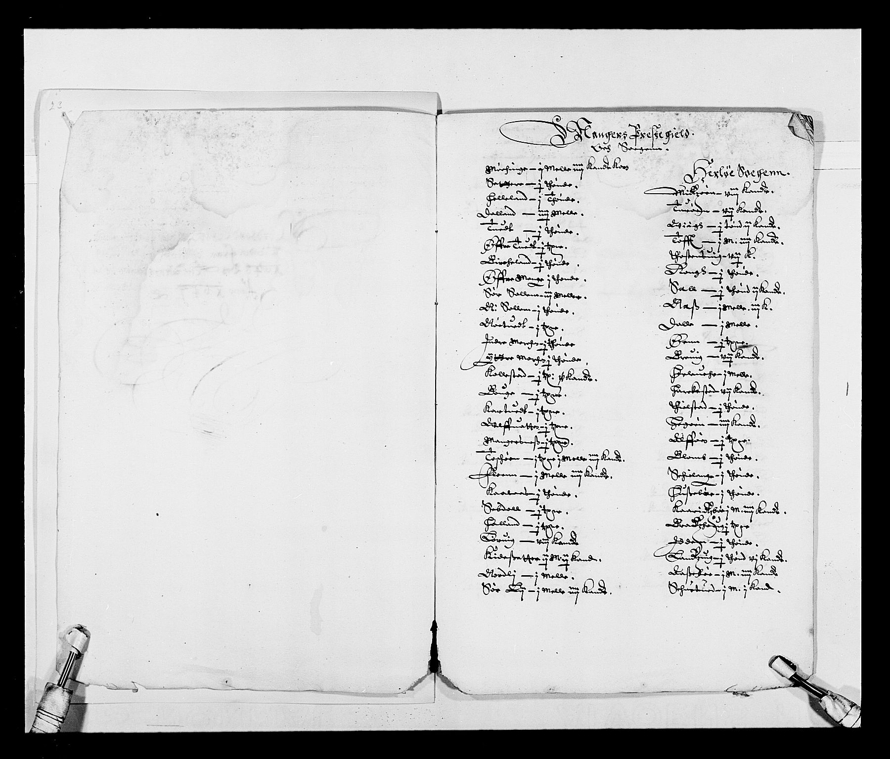 Stattholderembetet 1572-1771, AV/RA-EA-2870/Ek/L0026/0002: Jordebøker 1633-1658: / Tiendelister fra Bergenhus len, 1642-1647, s. 83