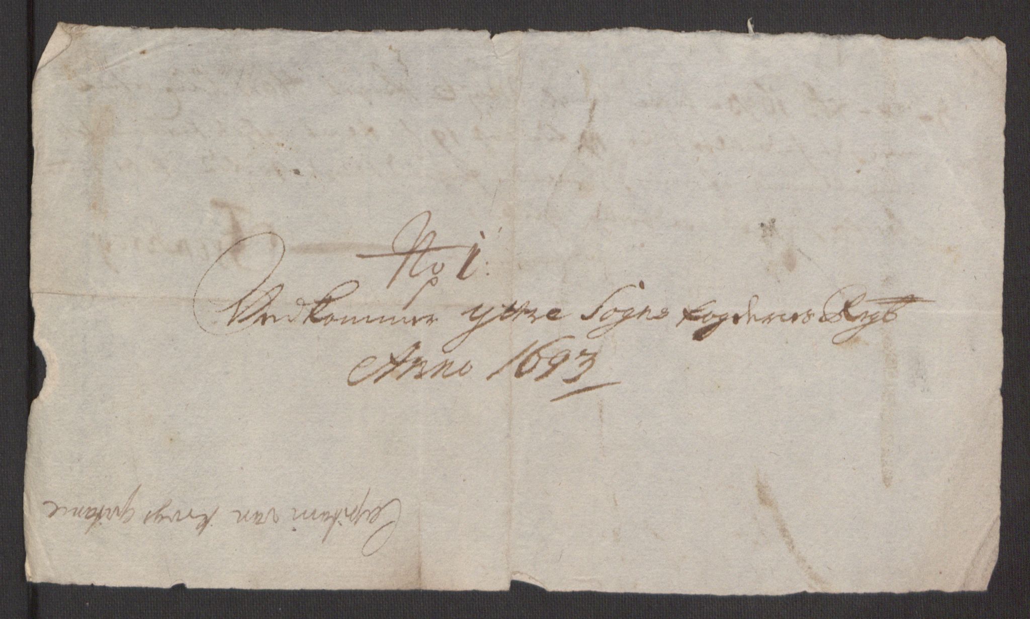 Rentekammeret inntil 1814, Reviderte regnskaper, Fogderegnskap, RA/EA-4092/R52/L3307: Fogderegnskap Sogn, 1693-1694, s. 245