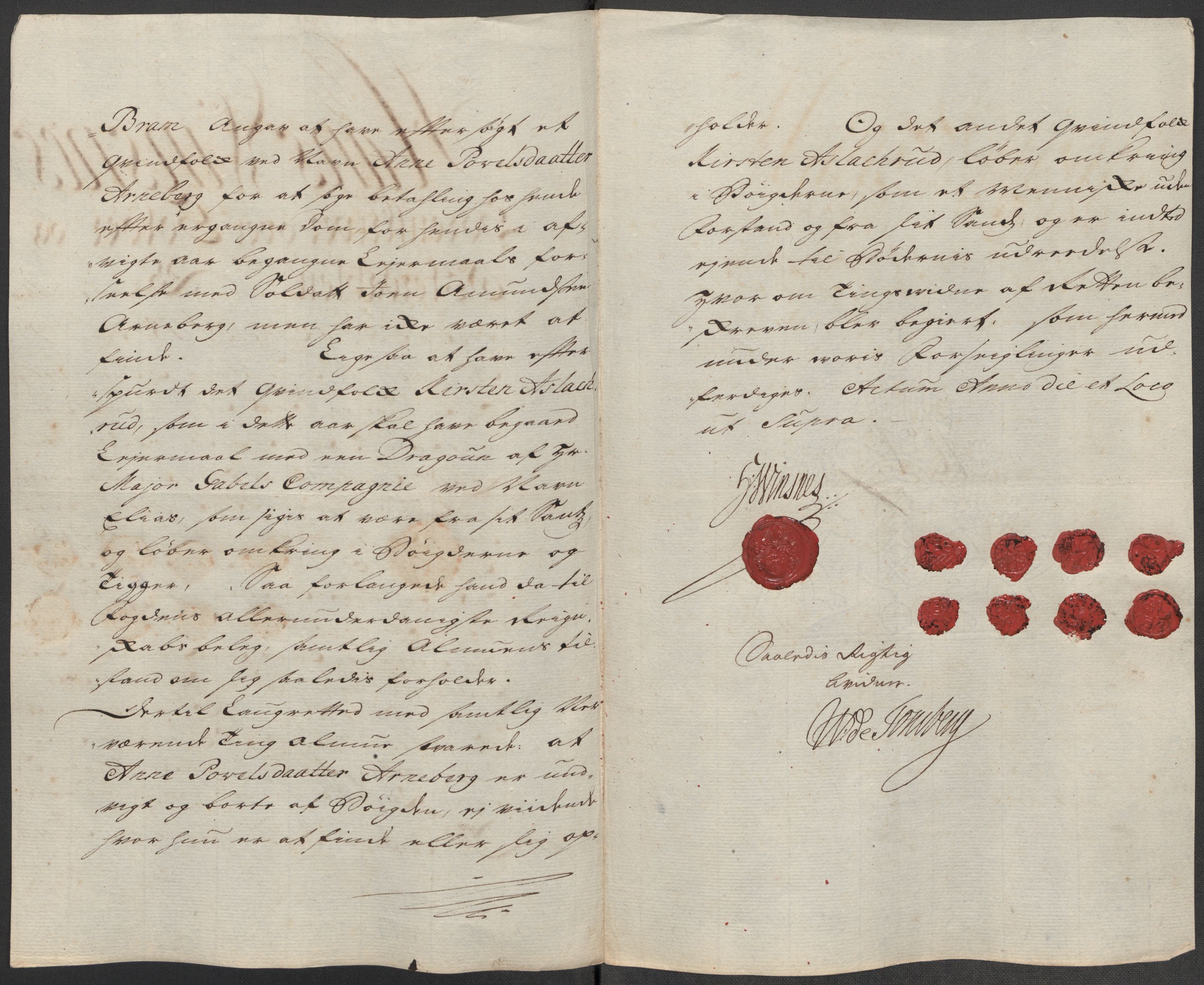 Rentekammeret inntil 1814, Reviderte regnskaper, Fogderegnskap, AV/RA-EA-4092/R13/L0857: Fogderegnskap Solør, Odal og Østerdal, 1718, s. 197