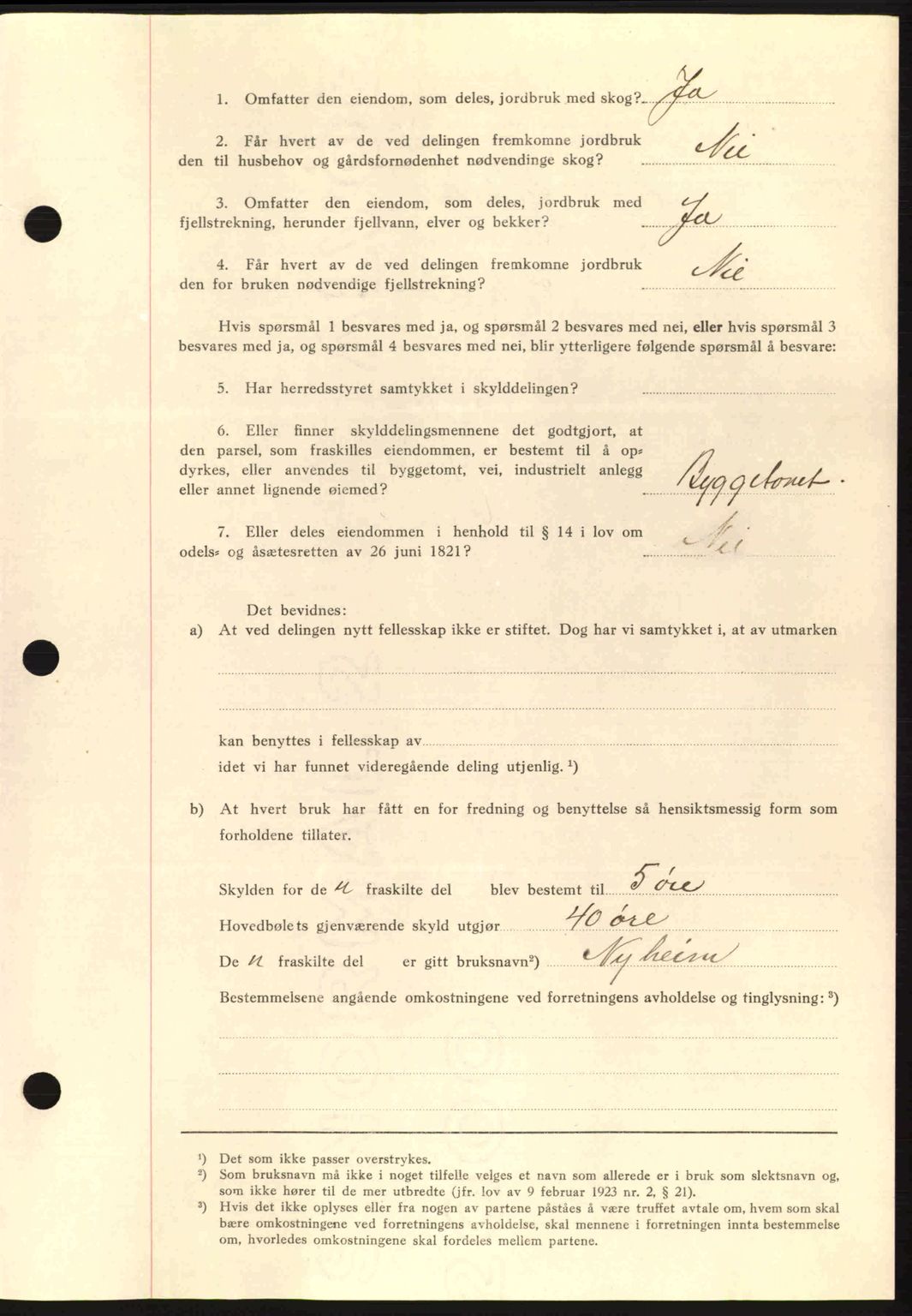 Romsdal sorenskriveri, SAT/A-4149/1/2/2C: Pantebok nr. A4, 1937-1938, Dagboknr: 440/1938