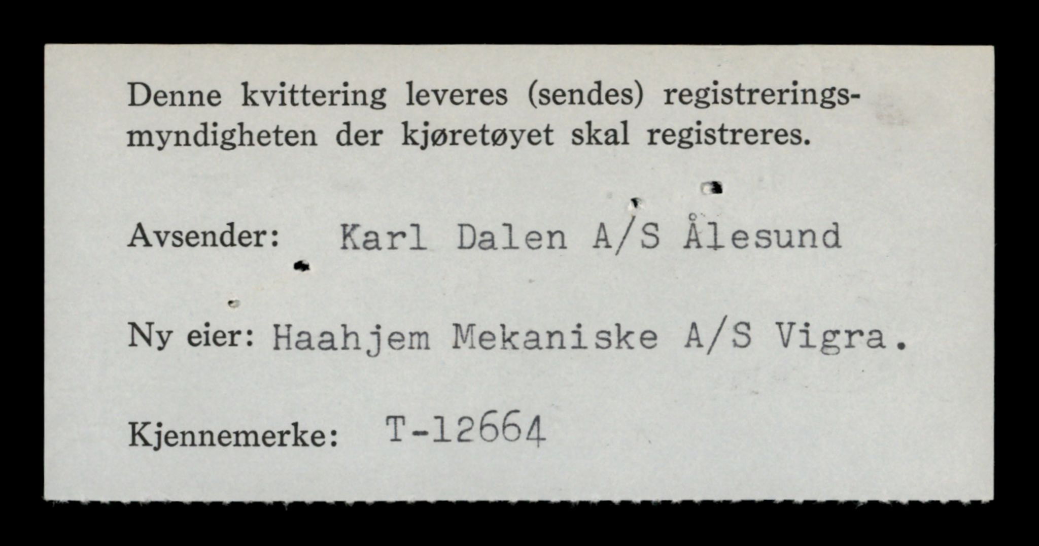 Møre og Romsdal vegkontor - Ålesund trafikkstasjon, AV/SAT-A-4099/F/Fe/L0035: Registreringskort for kjøretøy T 12653 - T 12829, 1927-1998, s. 197