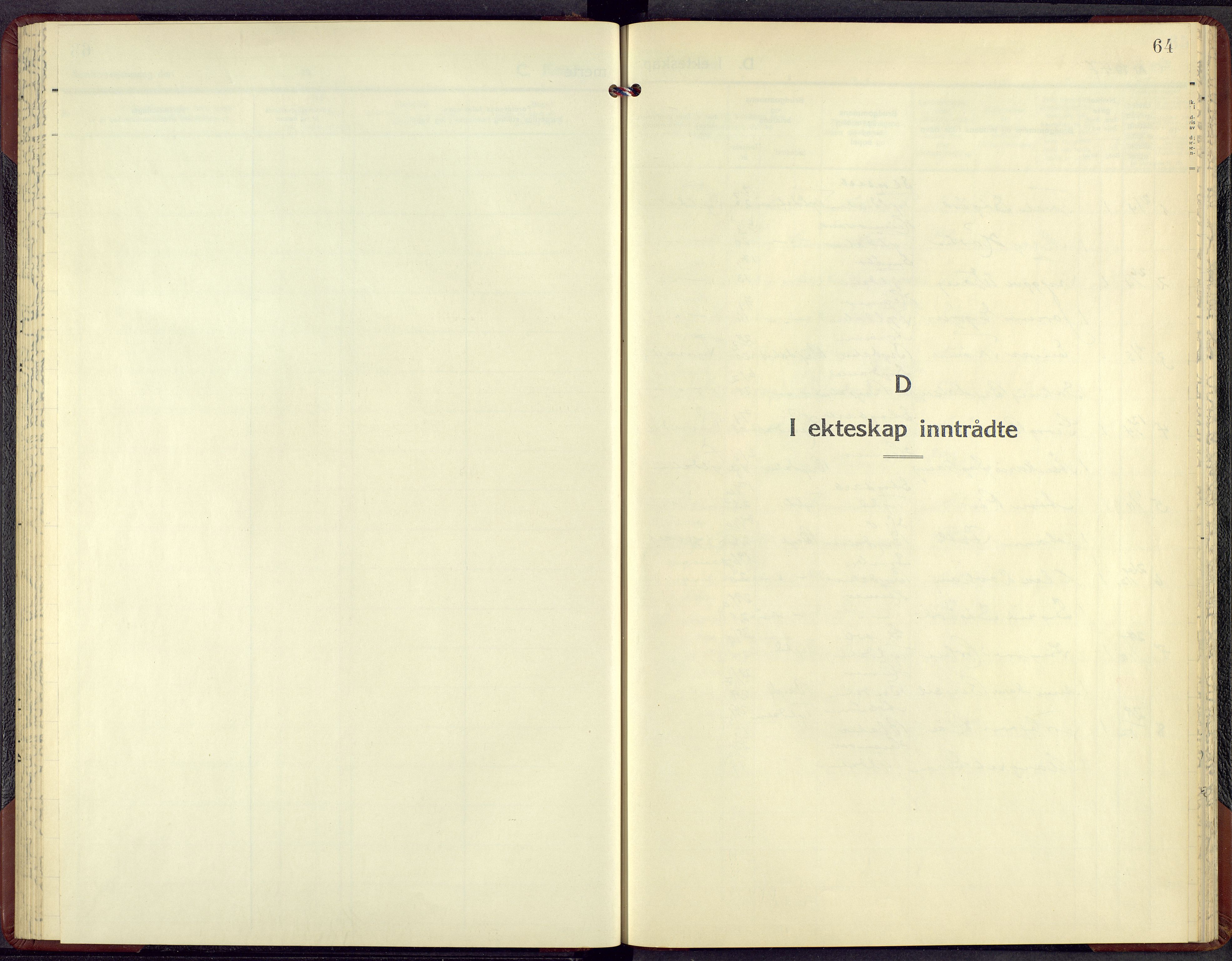 Tynset prestekontor, SAH/PREST-058/H/Ha/Hab/L0015: Klokkerbok nr. 15, 1947-1961, s. 64