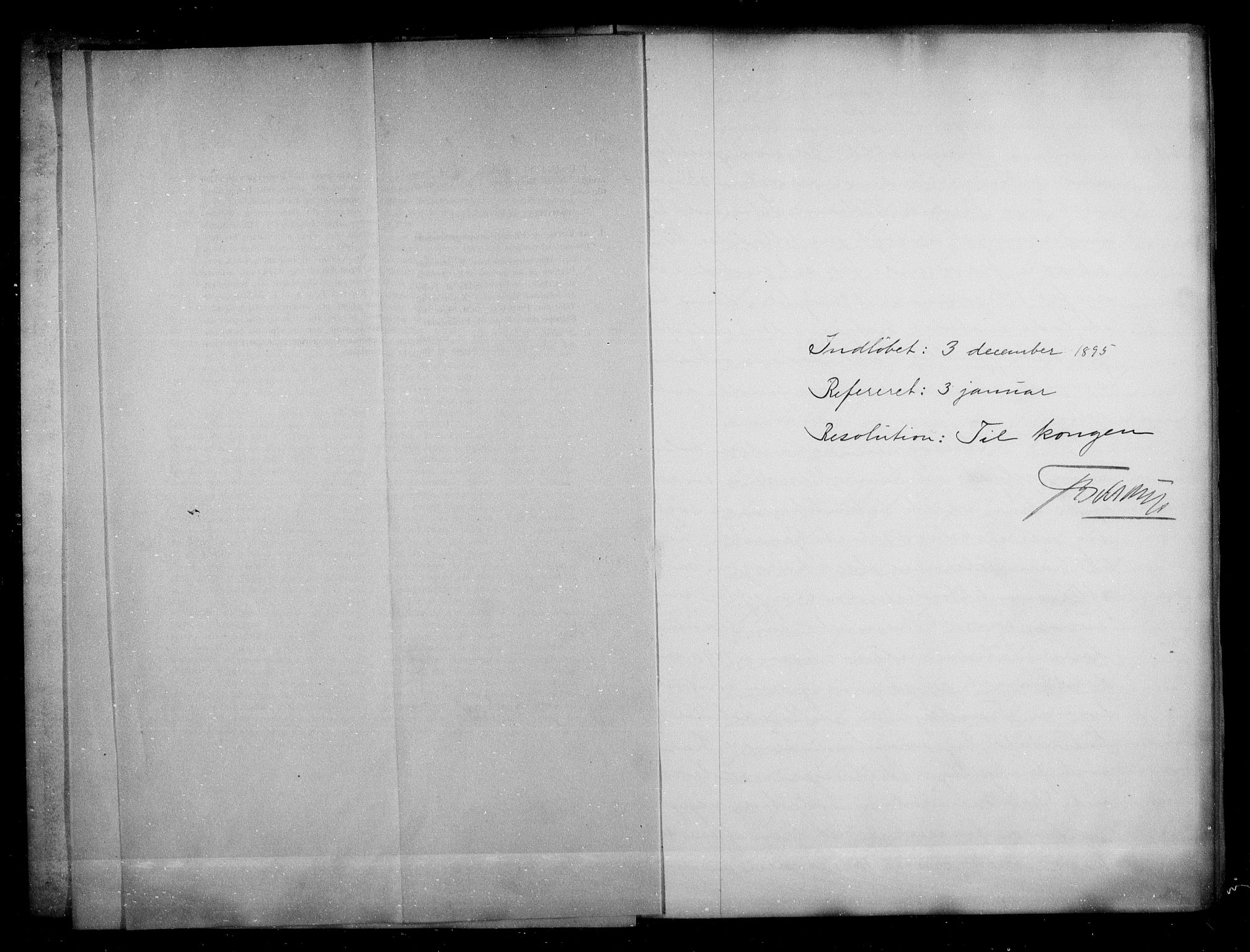 Kirke- og undervisningsdepartementet, Kontoret  for kirke og geistlighet A, AV/RA-S-1007/A/Aa/L0259: Referatprotokoll bd. 1. Ref.nr. 1-146, 1896