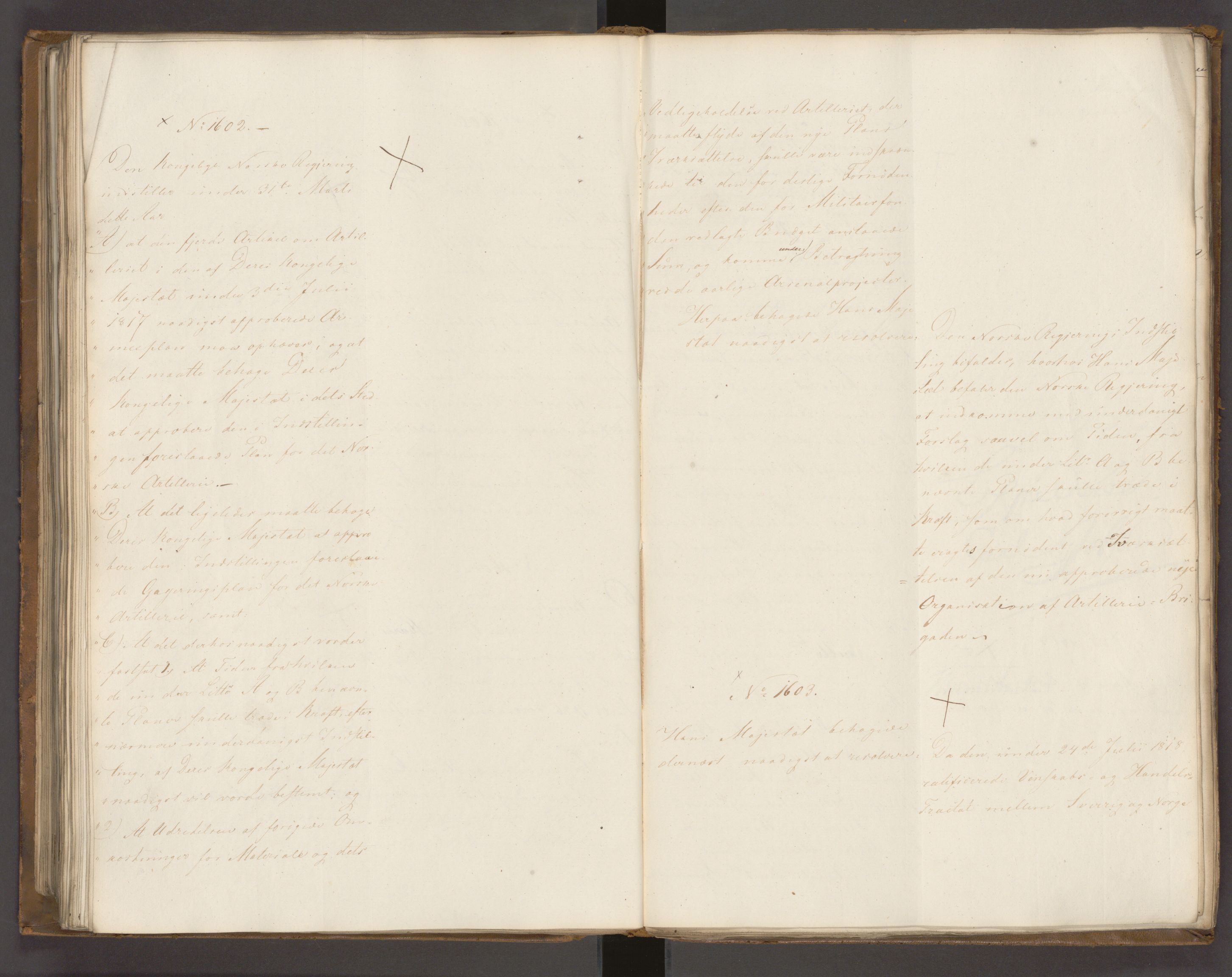 Statsrådssekretariatet, AV/RA-S-1001/A/Ab/L0022: Kgl. res. nr. 1210-1721, 1. halvår, 1826