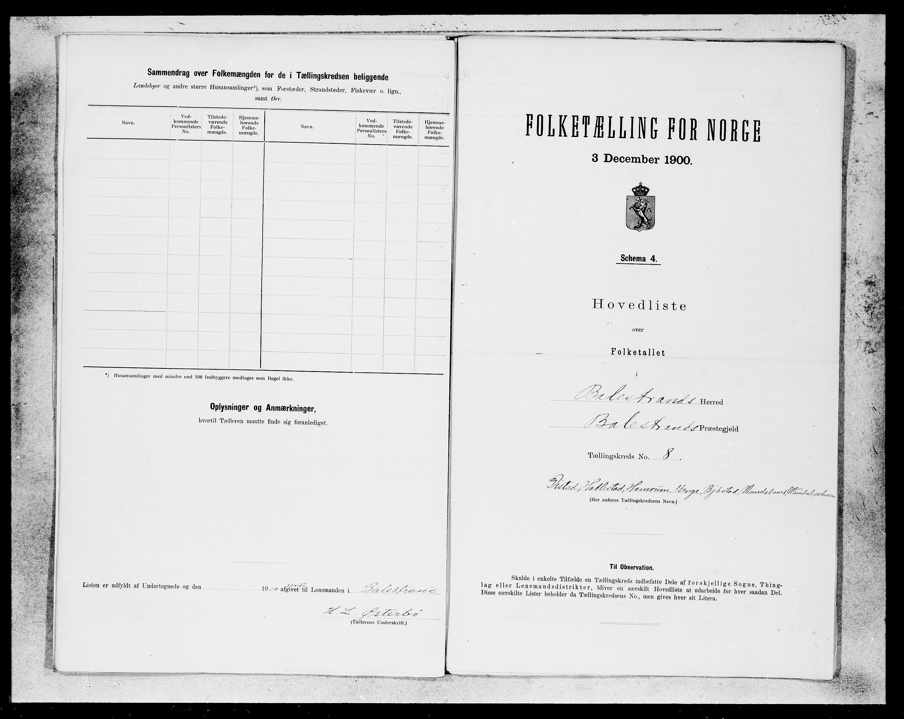 SAB, Folketelling 1900 for 1418 Balestrand herred, 1900, s. 15