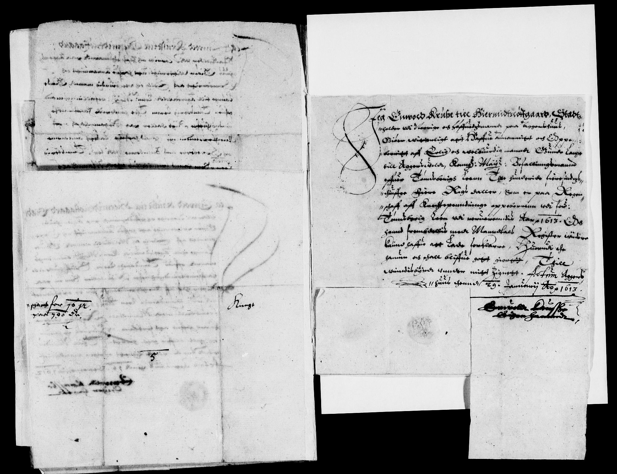 Rentekammeret inntil 1814, Reviderte regnskaper, Lensregnskaper, AV/RA-EA-5023/R/Rb/Rbo/L0002: Tønsberg len, 1612-1614