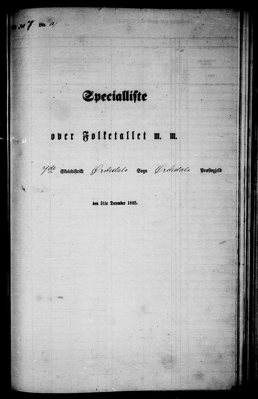 RA, Folketelling 1865 for 1638P Orkdal prestegjeld, 1865, s. 196