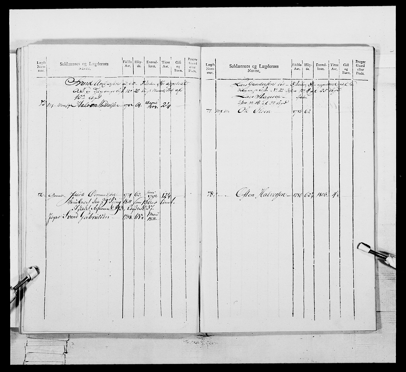 Generalitets- og kommissariatskollegiet, Det kongelige norske kommissariatskollegium, AV/RA-EA-5420/E/Eh/L0111: Vesterlenske nasjonale infanteriregiment, 1810, s. 369