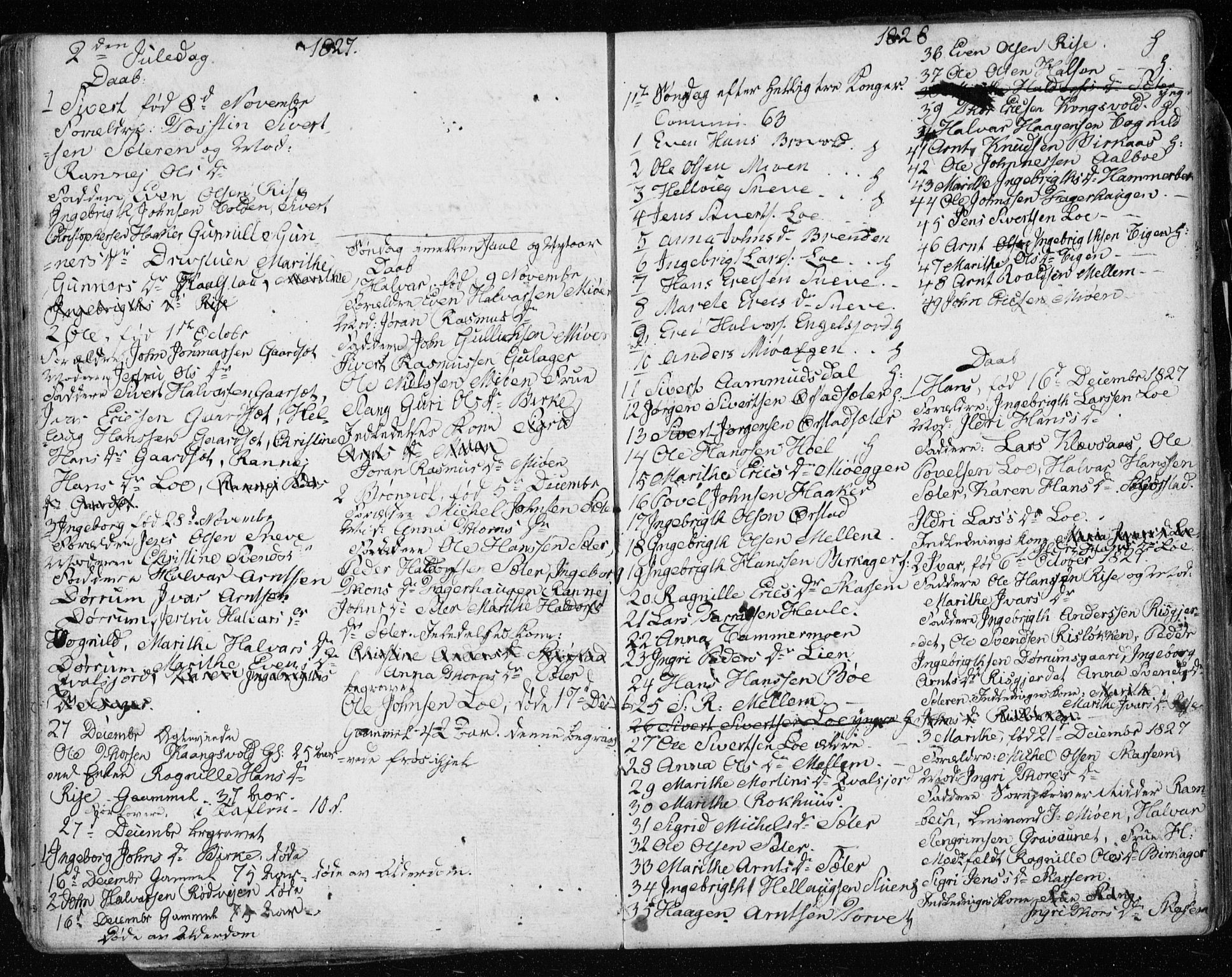 Ministerialprotokoller, klokkerbøker og fødselsregistre - Sør-Trøndelag, AV/SAT-A-1456/678/L0913: Klokkerbok nr. 678C02, 1825-1833
